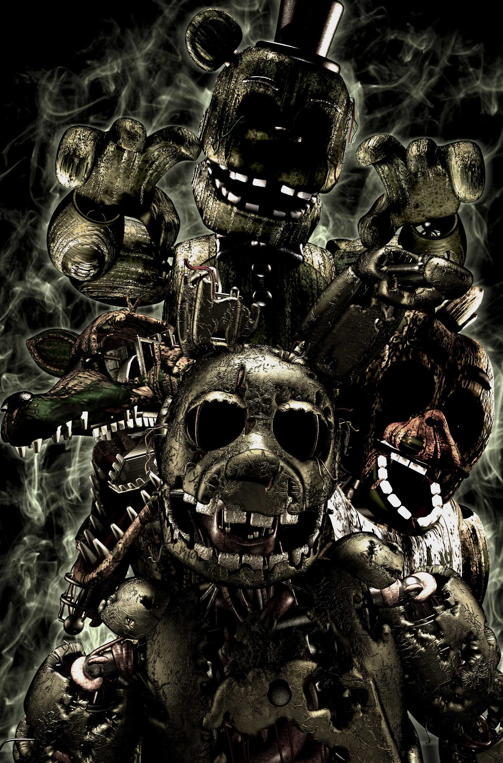 1650x2500 FNaF Wallpaper