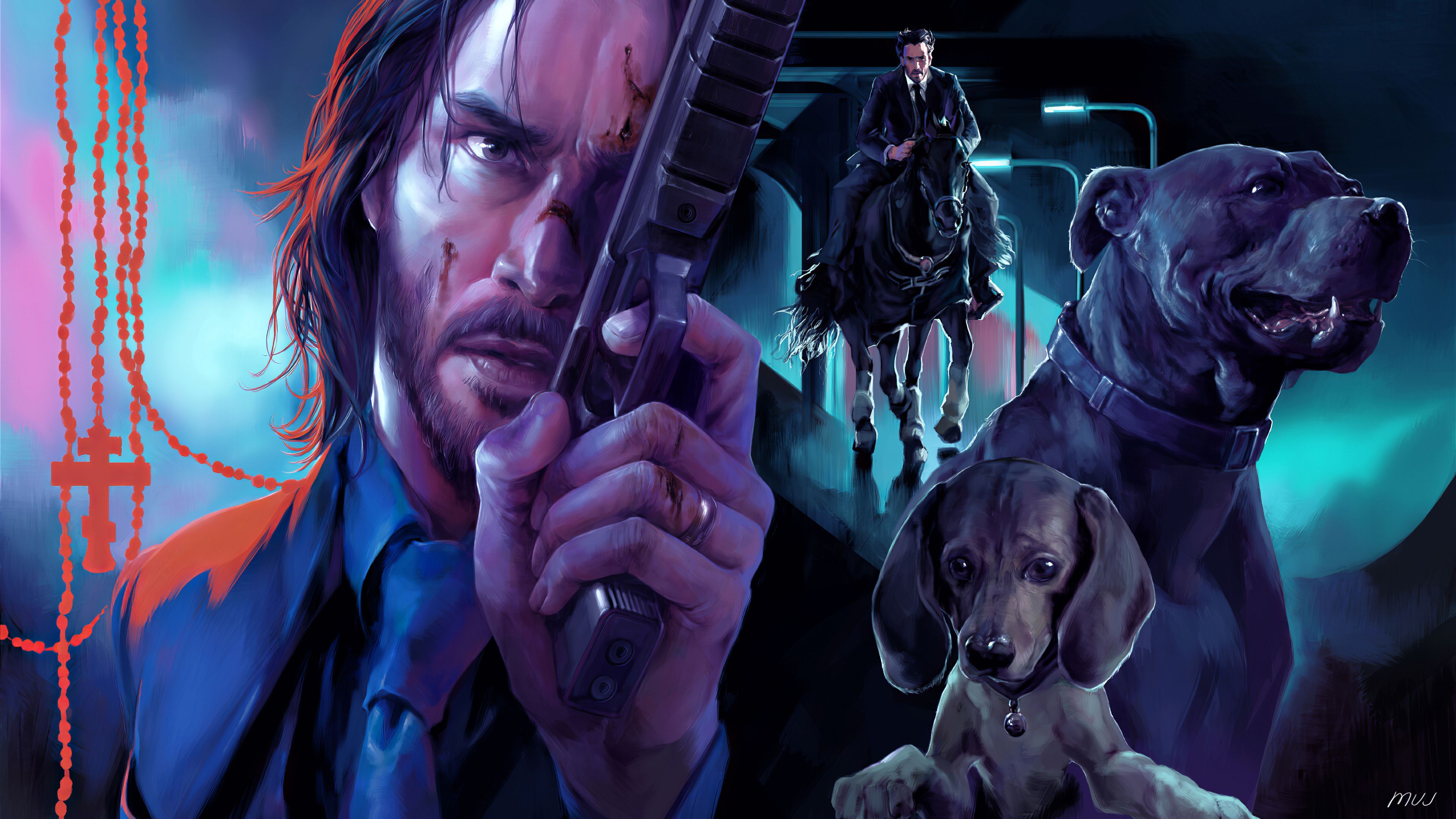 3840x2160 Movie John Wick: Chapter 3