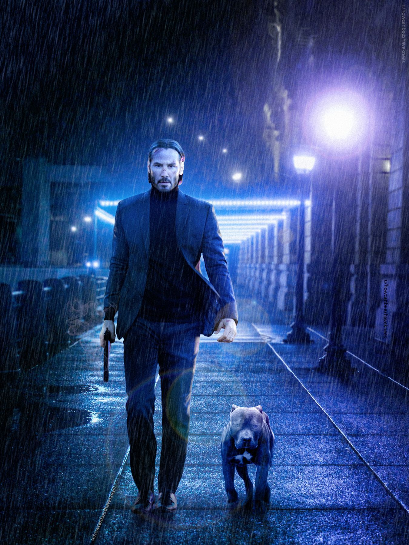 1350x1800 John Wick poster, made