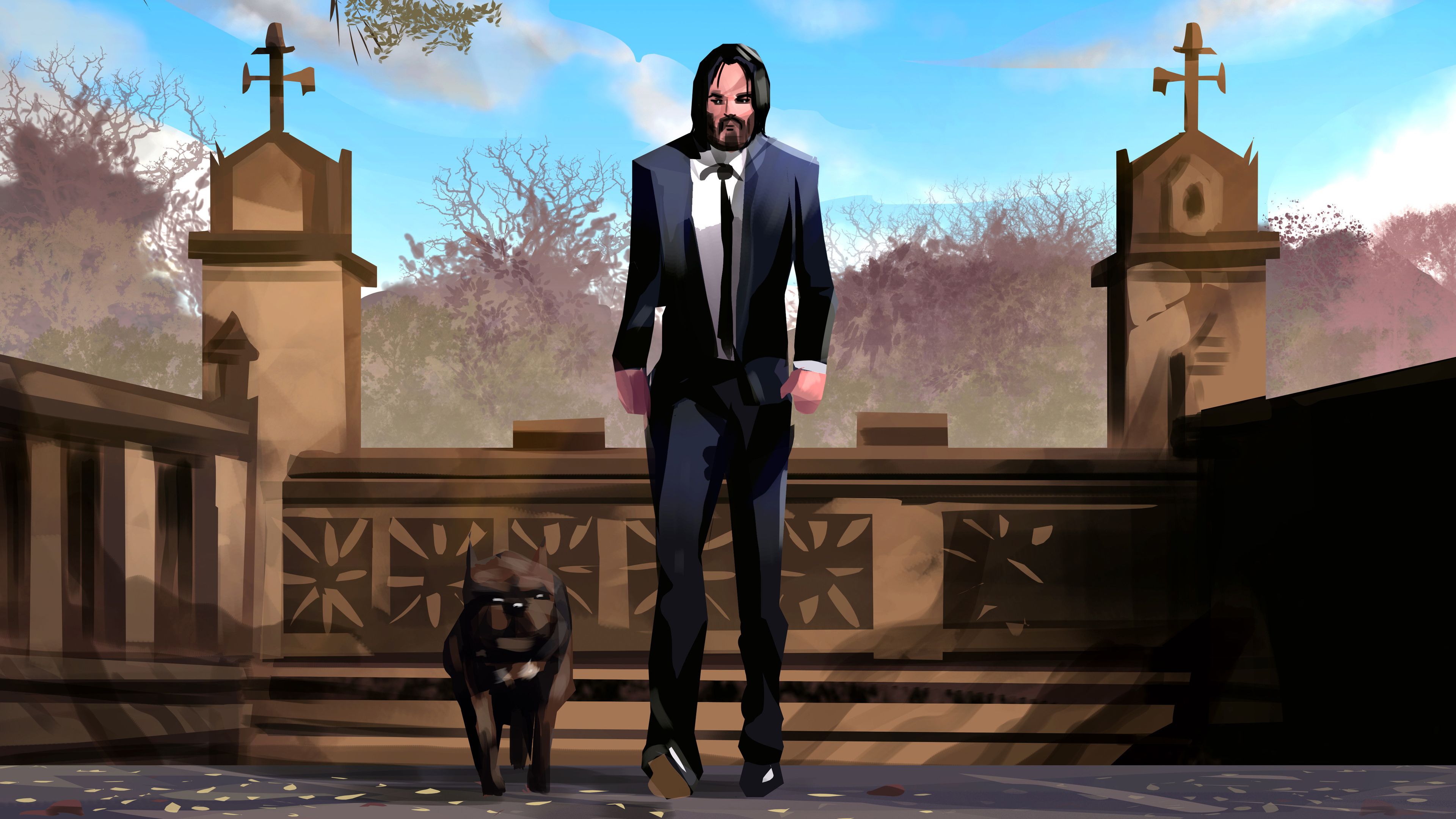 3840x2160 Movie John Wick 4k Ultra HD Wallpaper