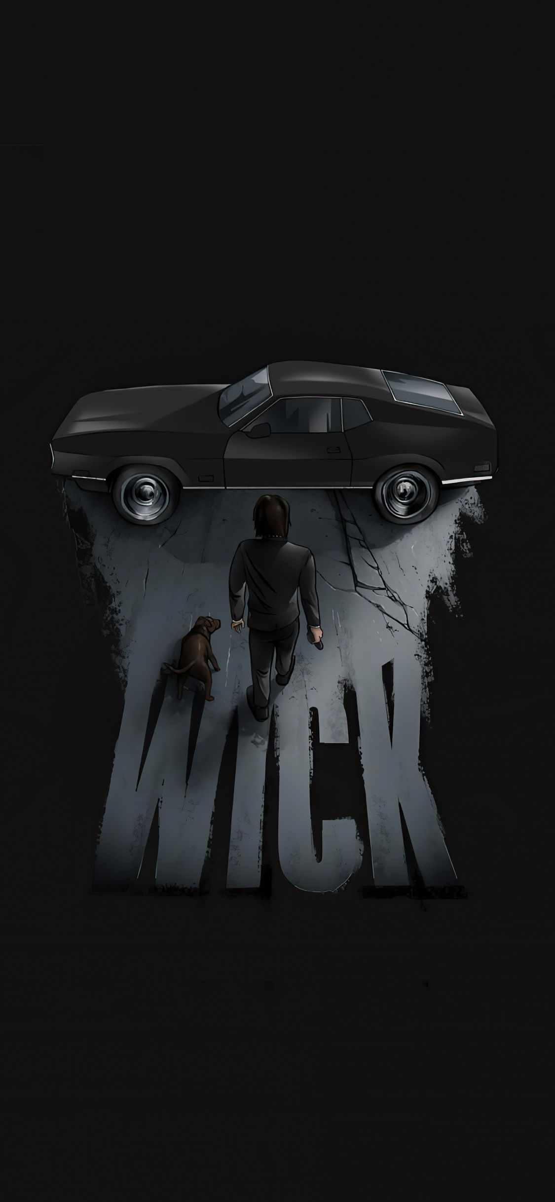 1125x2436 Download wallpaper 1125x2436 john wick, movie, dark, fan art, iphone x, 1125x2436 HD background, 25751