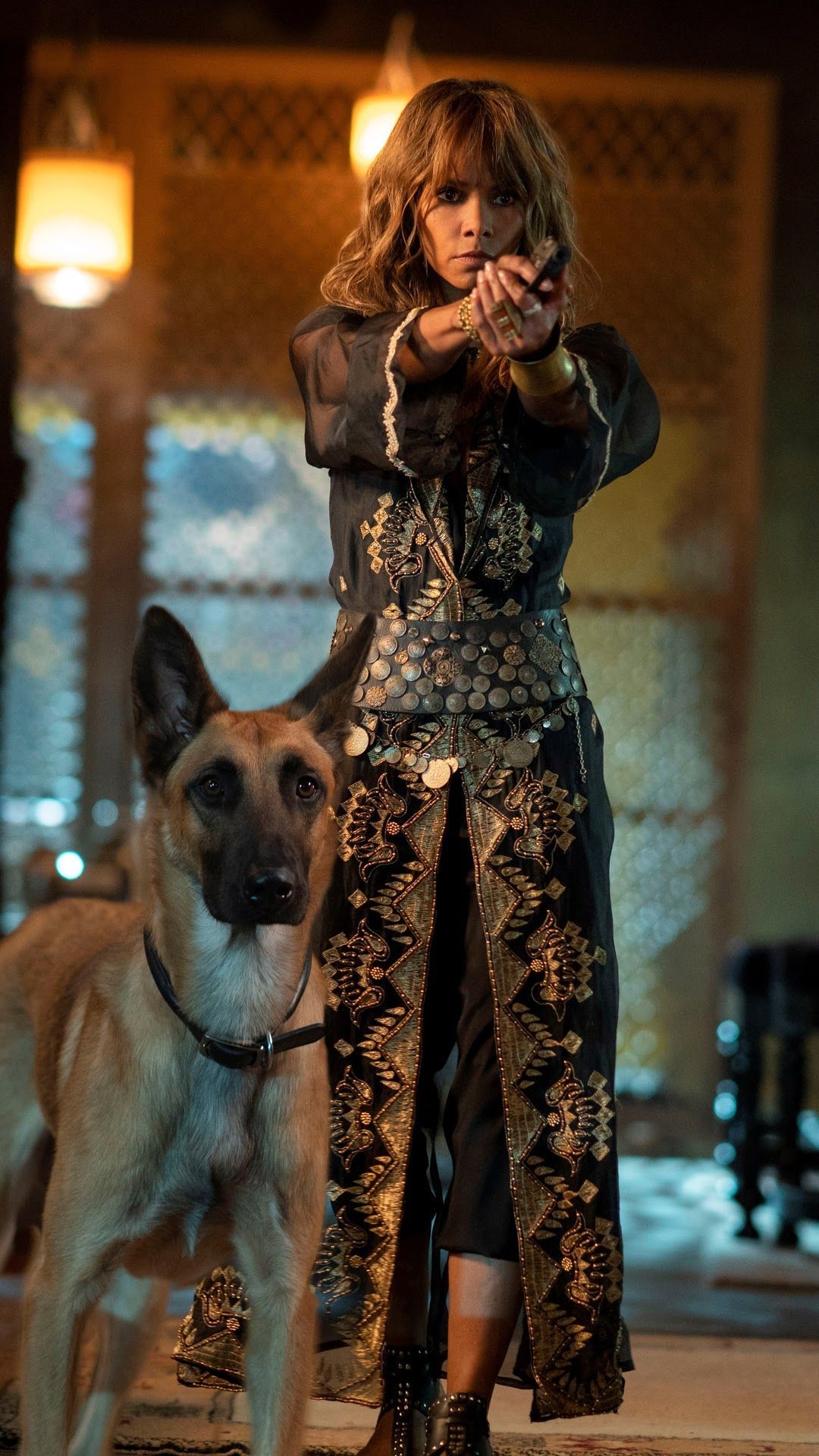 1080x1920 John Wick Dog, Halle Berry, 8K HD Phone HD Wallpaper