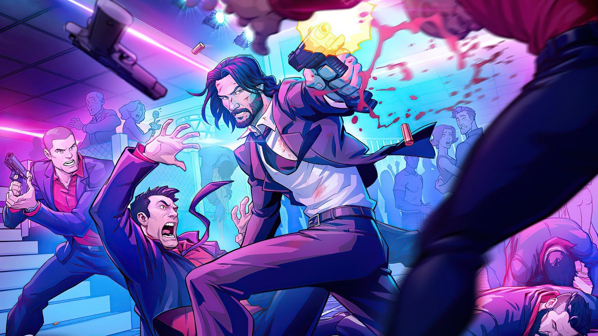1920x1080 John Wick Fight Scene