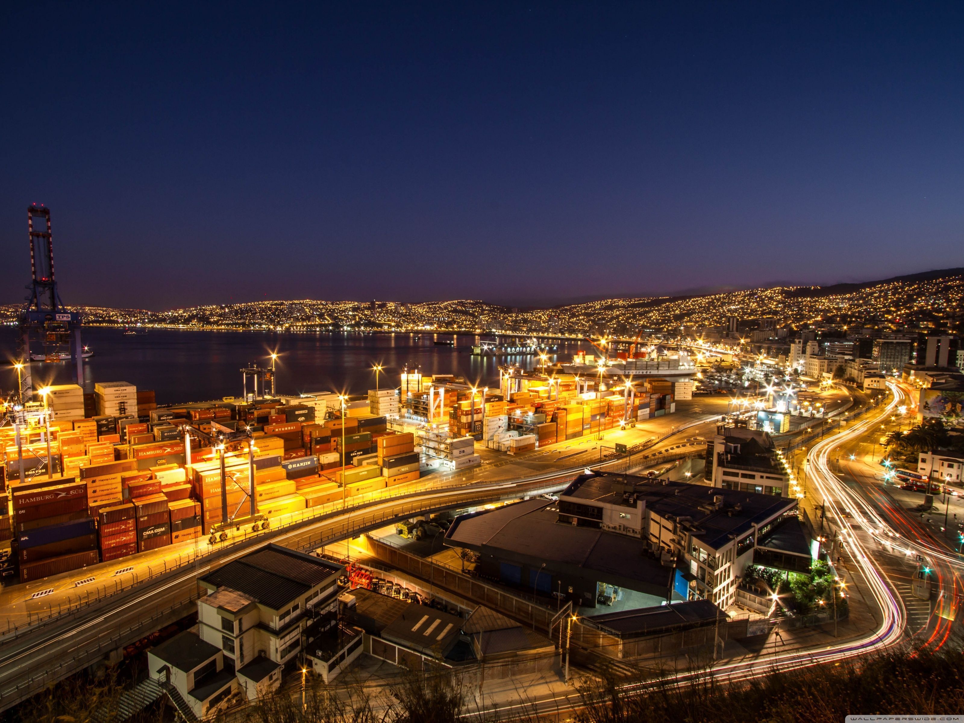 3200x2400 Valparaiso Noche Ultra HD Desktop Background Wallpaper for 4K UHD TV : Widescreen & UltraWide Desktop & Laptop : Multi Display, Dual Monitor : Tablet
