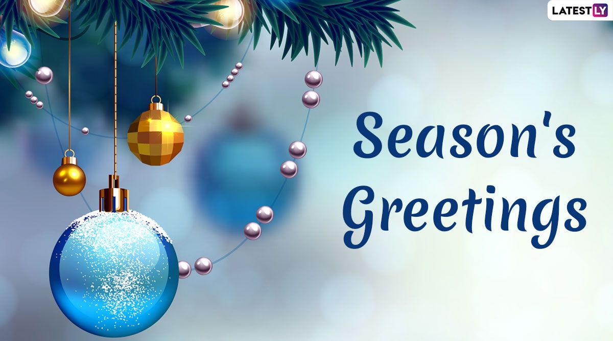 1200x667 Season's Greetings 2019 HD Image and Wallpaper Free Download Online: Wish Merry Christmas & Happy Holidays With These Lovely WhatsApp Stickers and GIFs