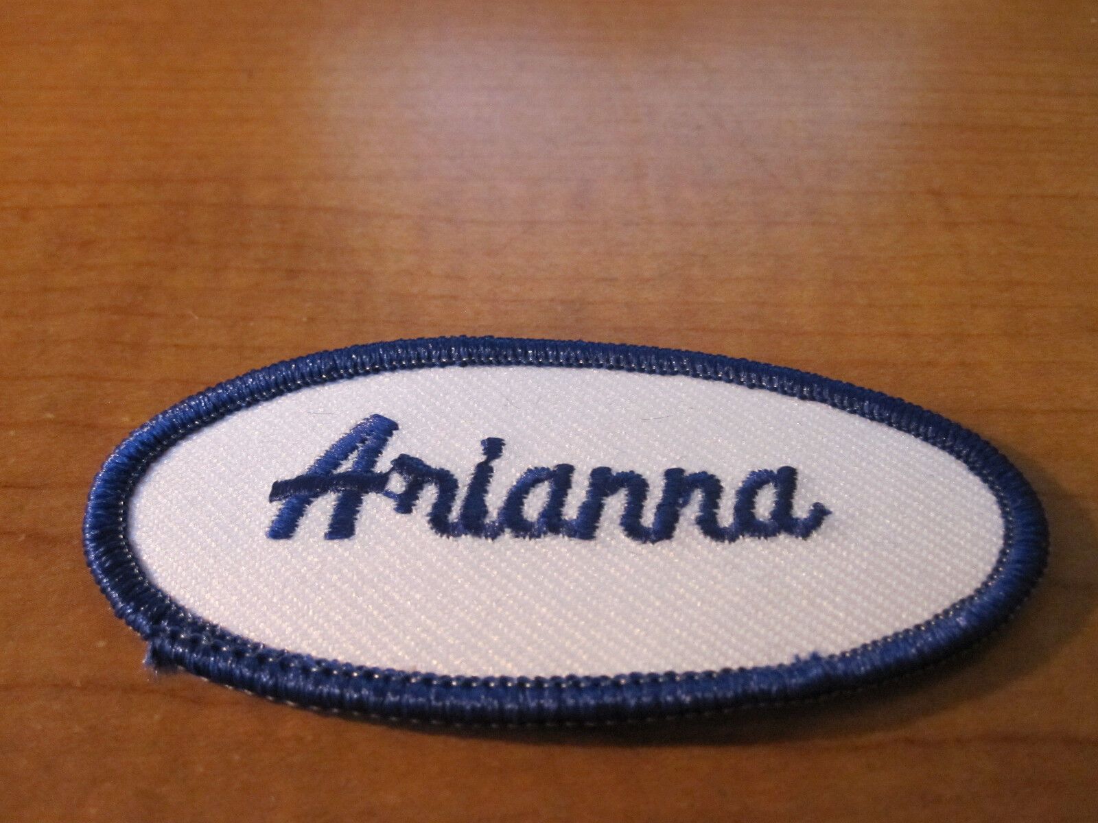 1600x1200 ARIANNA Uniform Name Tag Embroidered Cloth PATCH Service Station Biker Utility