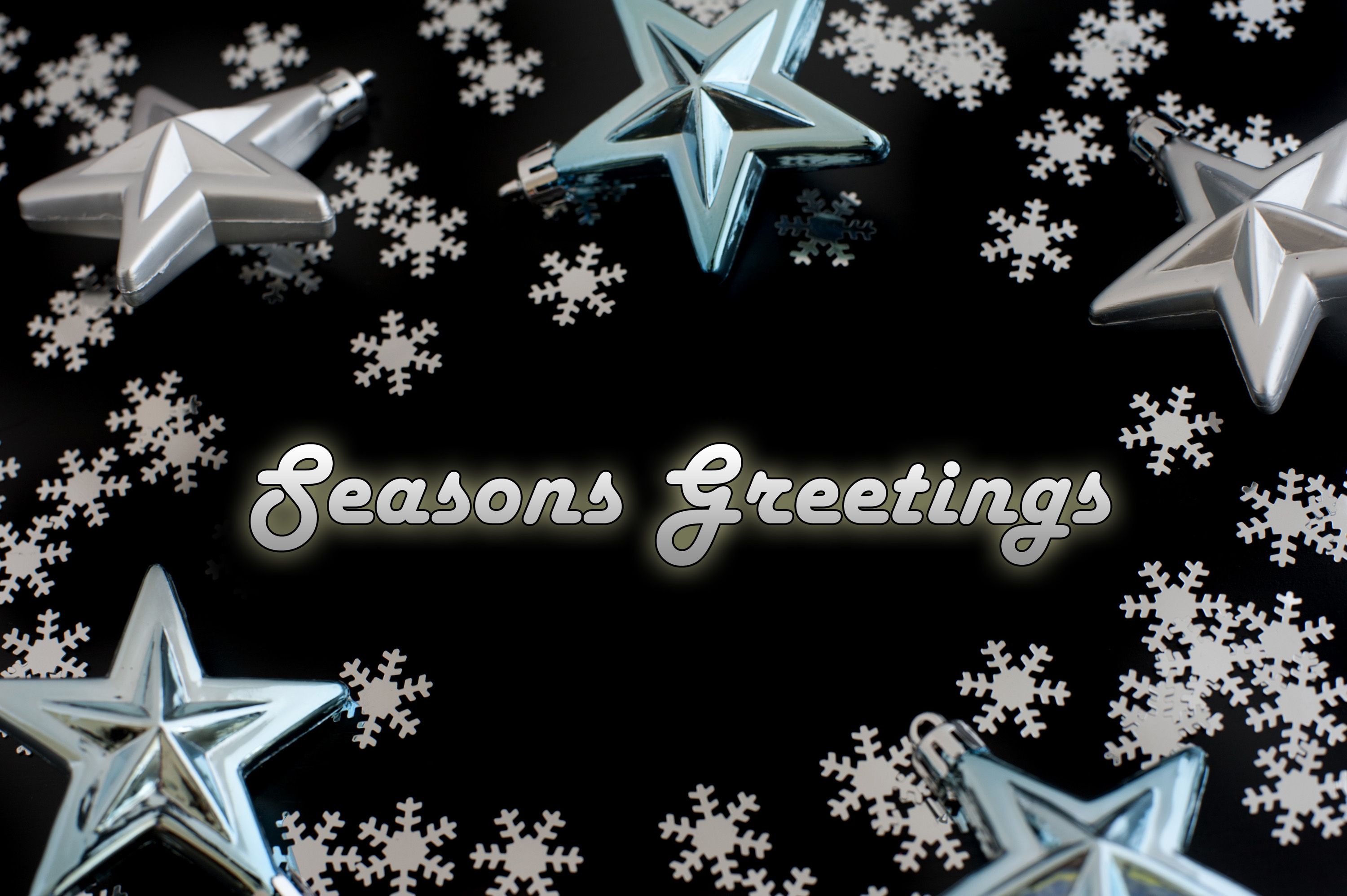 3000x1996 Photo of Seasons greetings card. Free christmas image