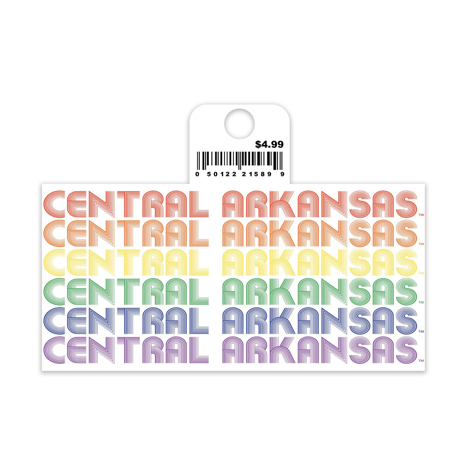 1800x1800 The UCA Bookstore: Rainbow Central AR Sticker