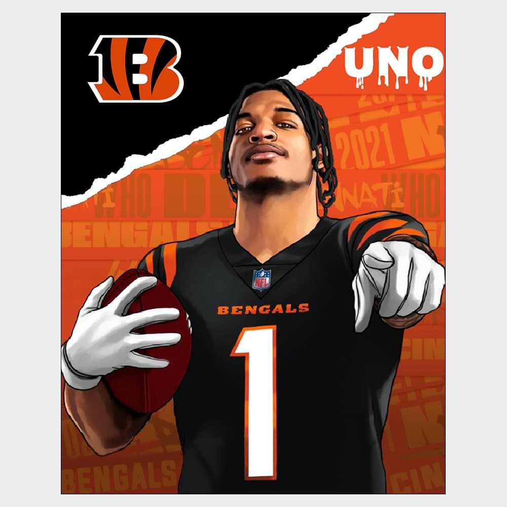 1000x1000 Ja'marr Chase! Sports Art