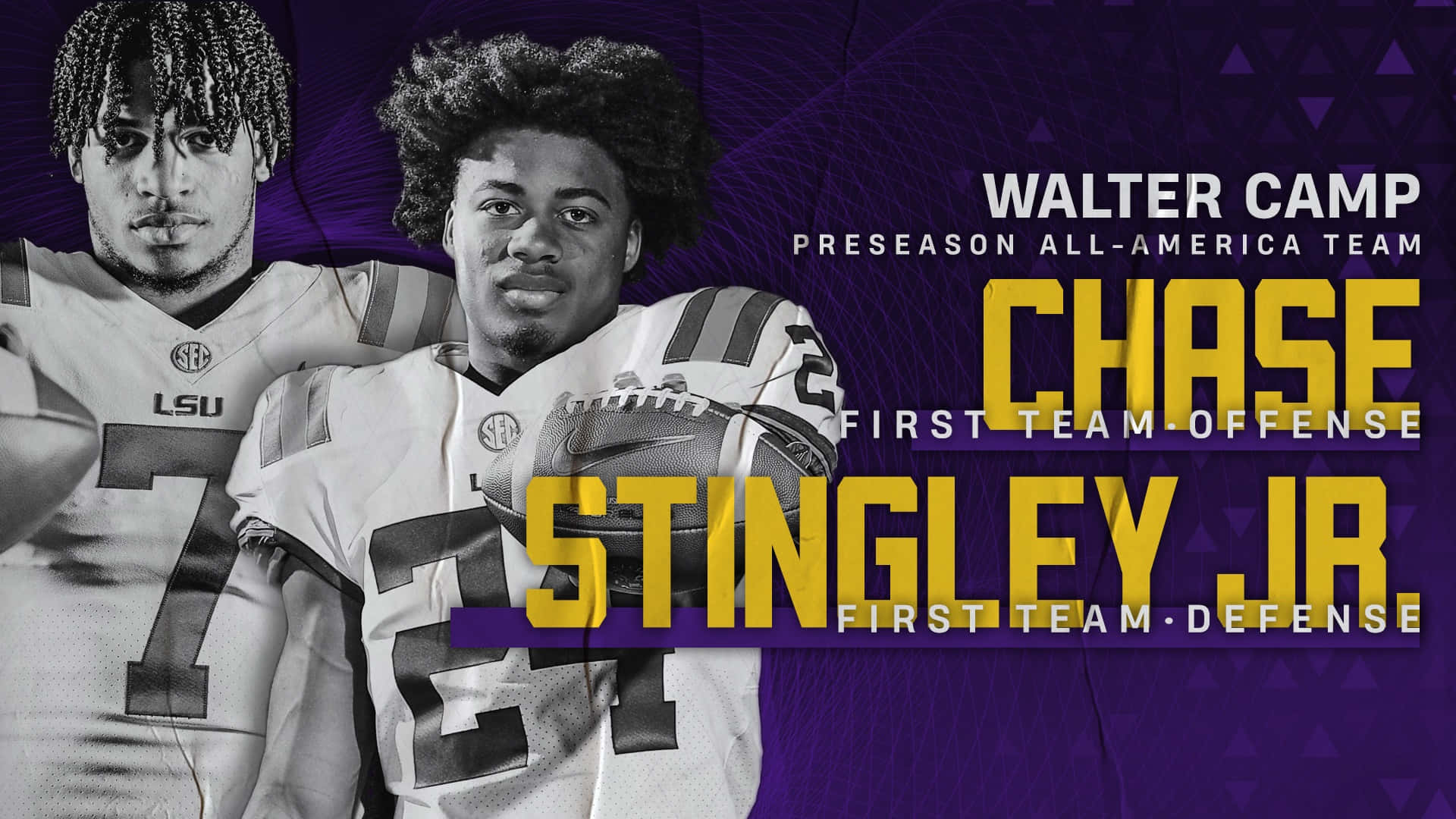 1920x1080 Download Derek Stingley Jr And Ja'marr Chase Wallpaper