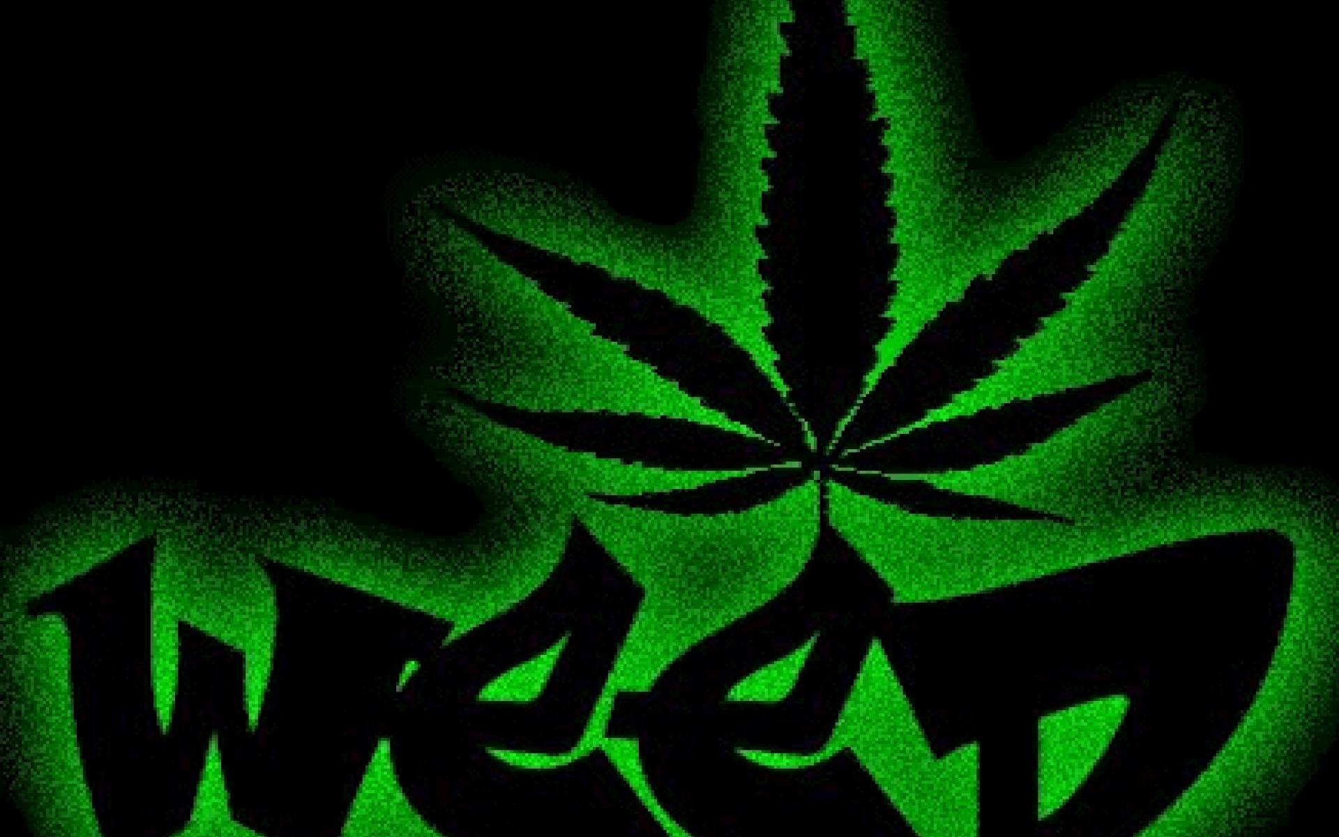 1920x1200 Weed Logo Wallpaper