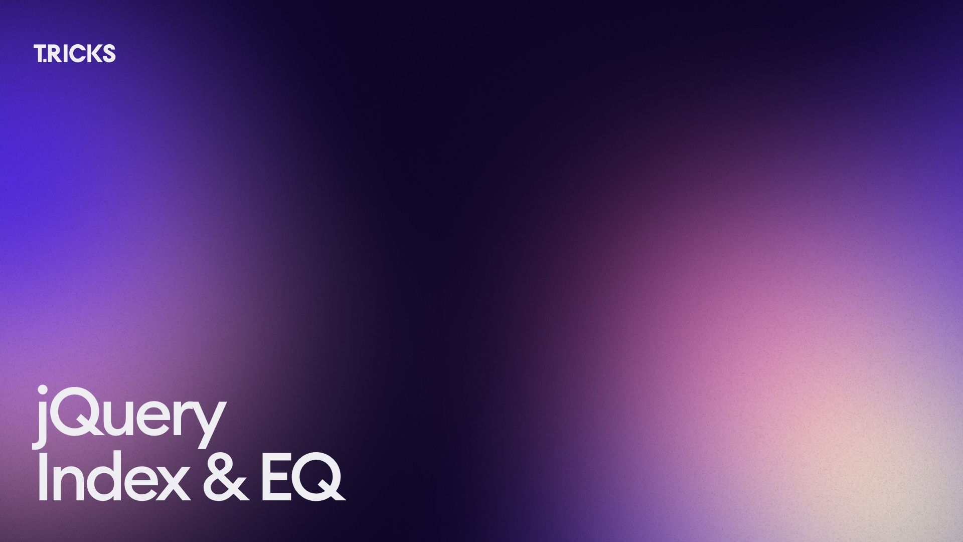 1920x1080 jQuery Index & EQ