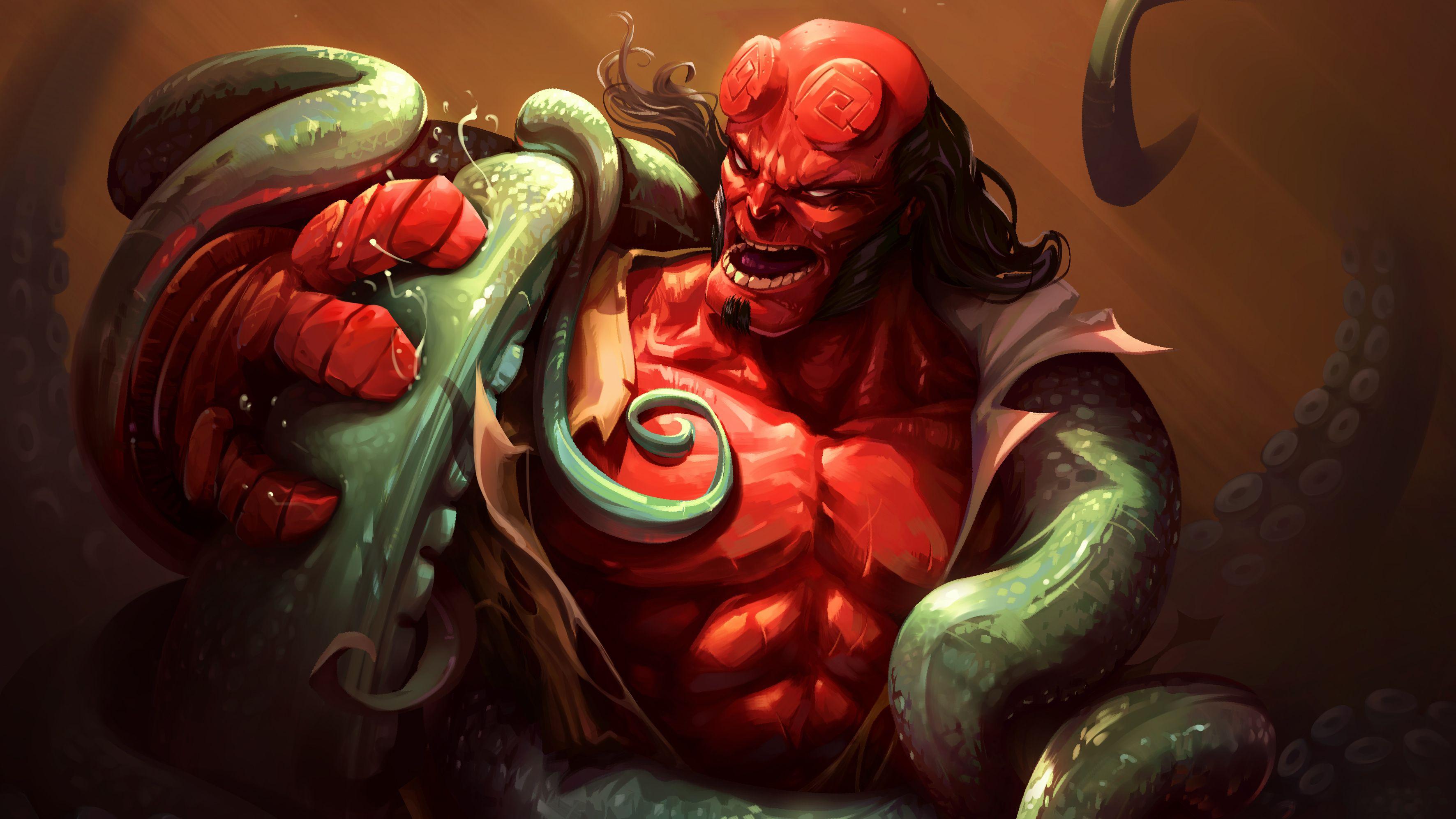 3543x1993 Wallpaper of Dark Horse Comics, Hellboy, Movie background & HD