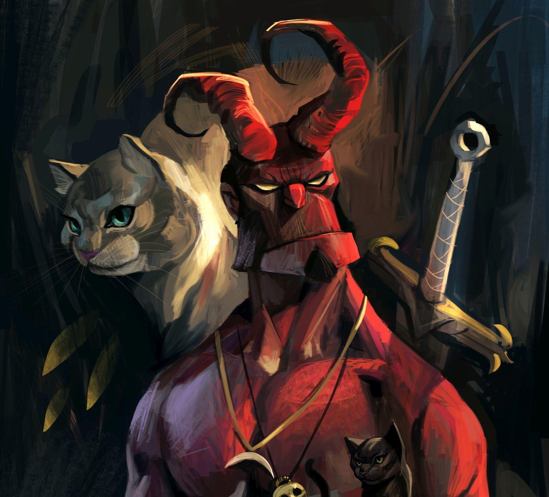 1920x1738 Hellboy HD Wallpaper and Background Image