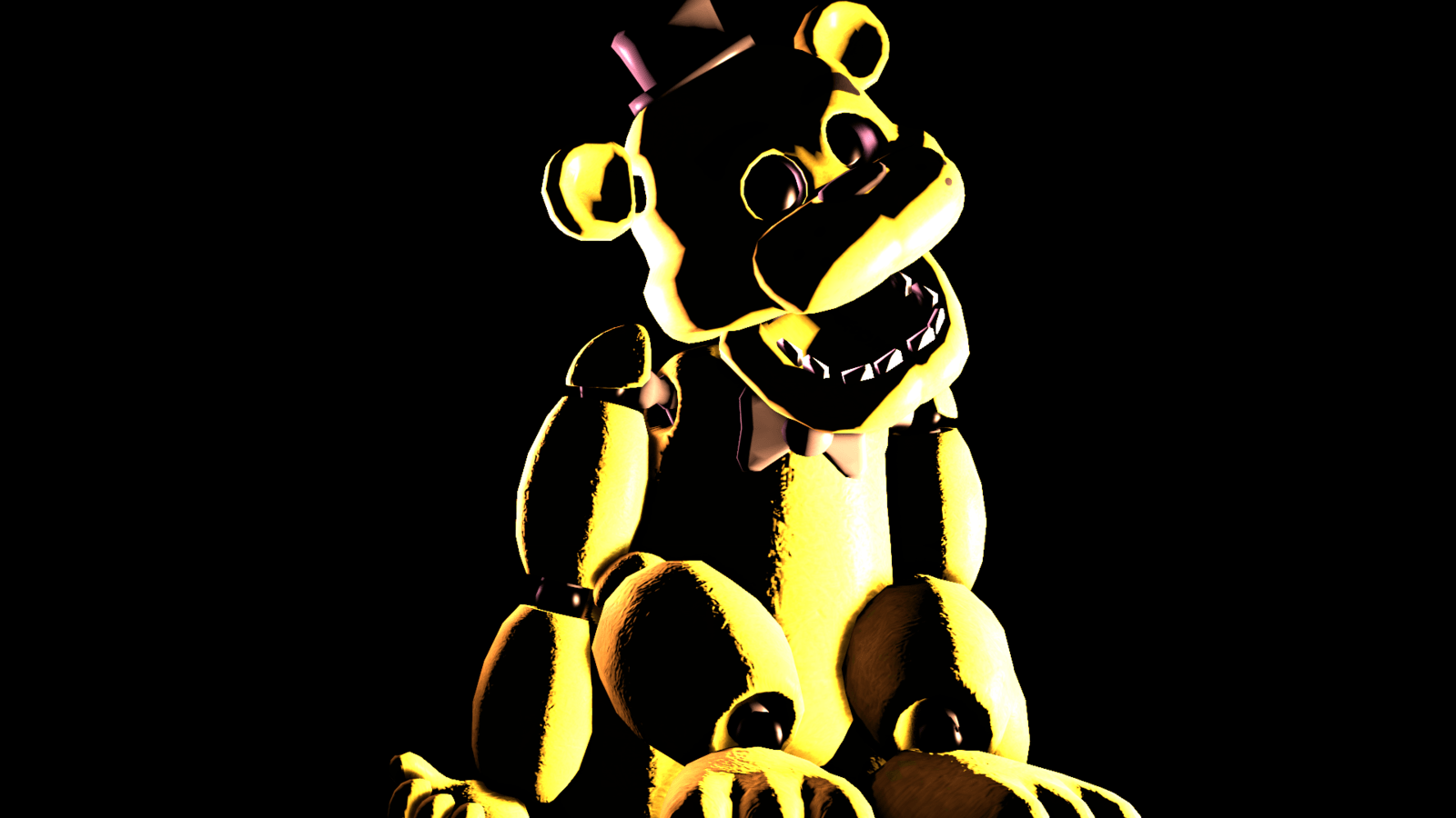 1600x900 FNAF Golden Freddy Wallpaper