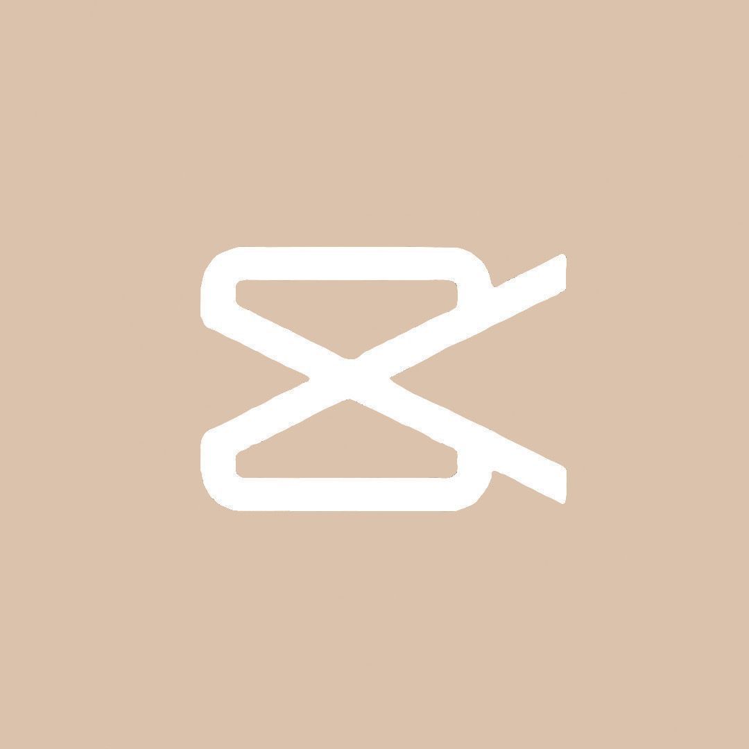 1080x1080 capcut icon. Beige icons:), iPhone photo app, App icon design