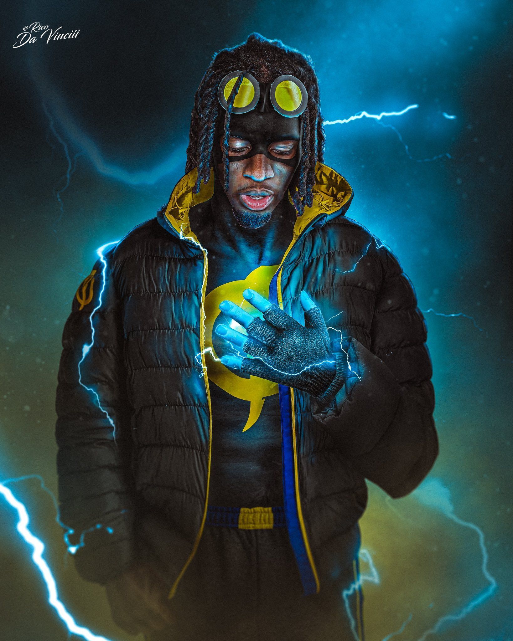 1638x2048 Rico on X: Kai X Static Shock ⚡️ #AMP / X