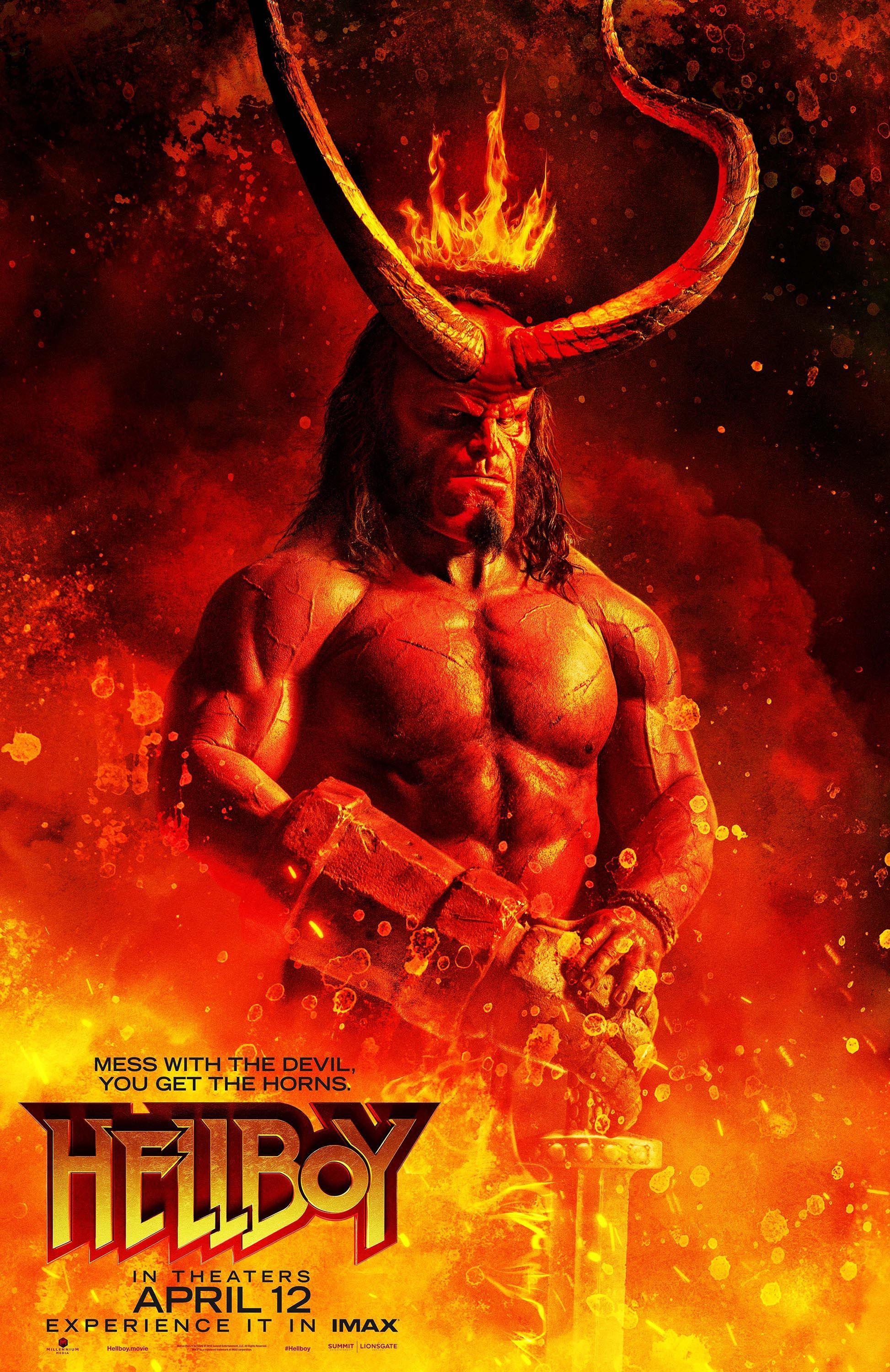 1946x3000 Hellboy 2019 Movie Poster Wallpaper Download