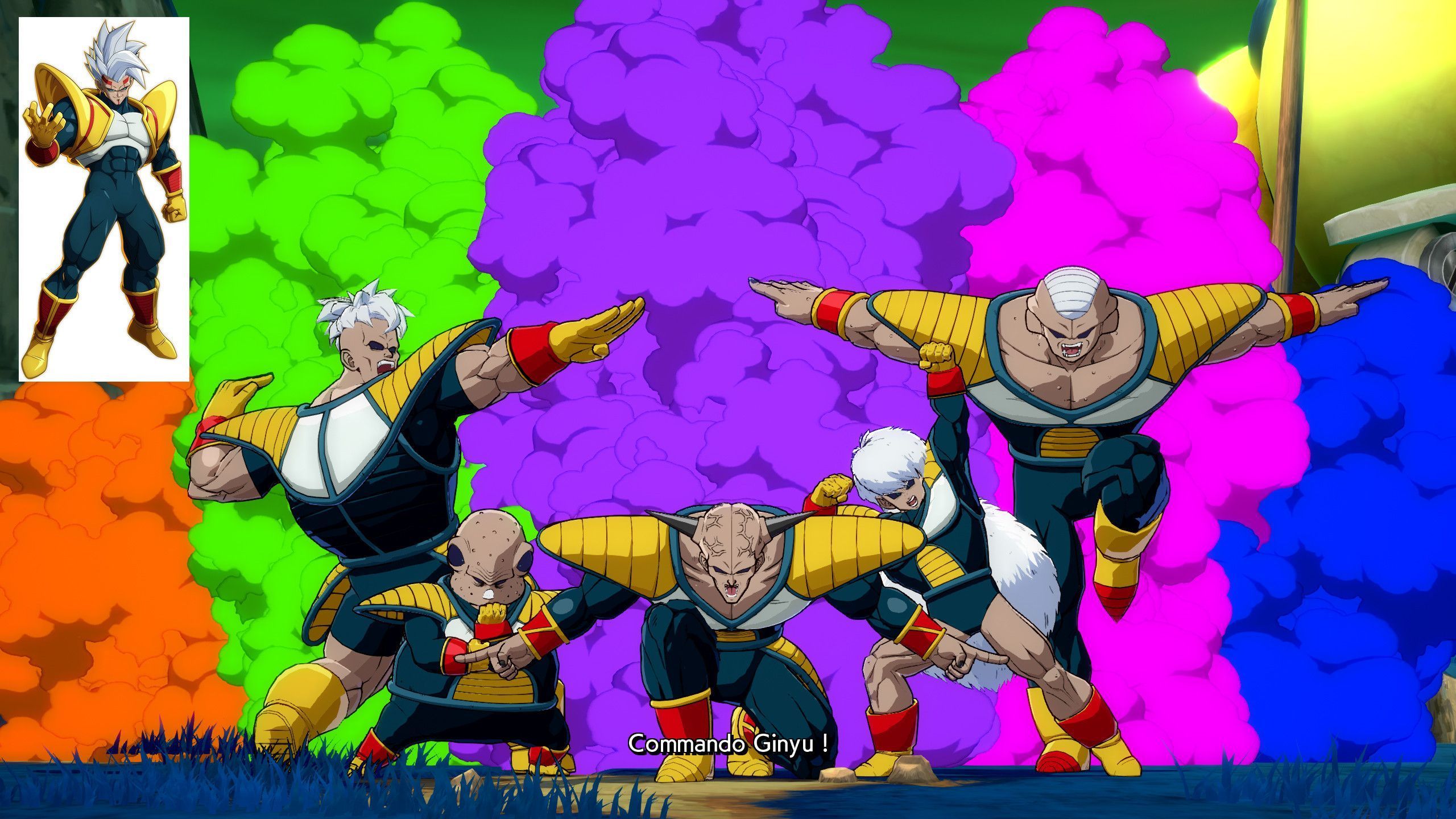 2560x1440 Ginyu Recolors Mod for Dragon Ball FighterZ. DB:FZ Mods