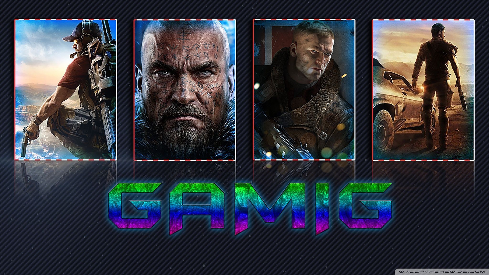 2048x1152 Gaming Collage Ultra HD Desktop Background Wallpaper for 4K UHD TV
