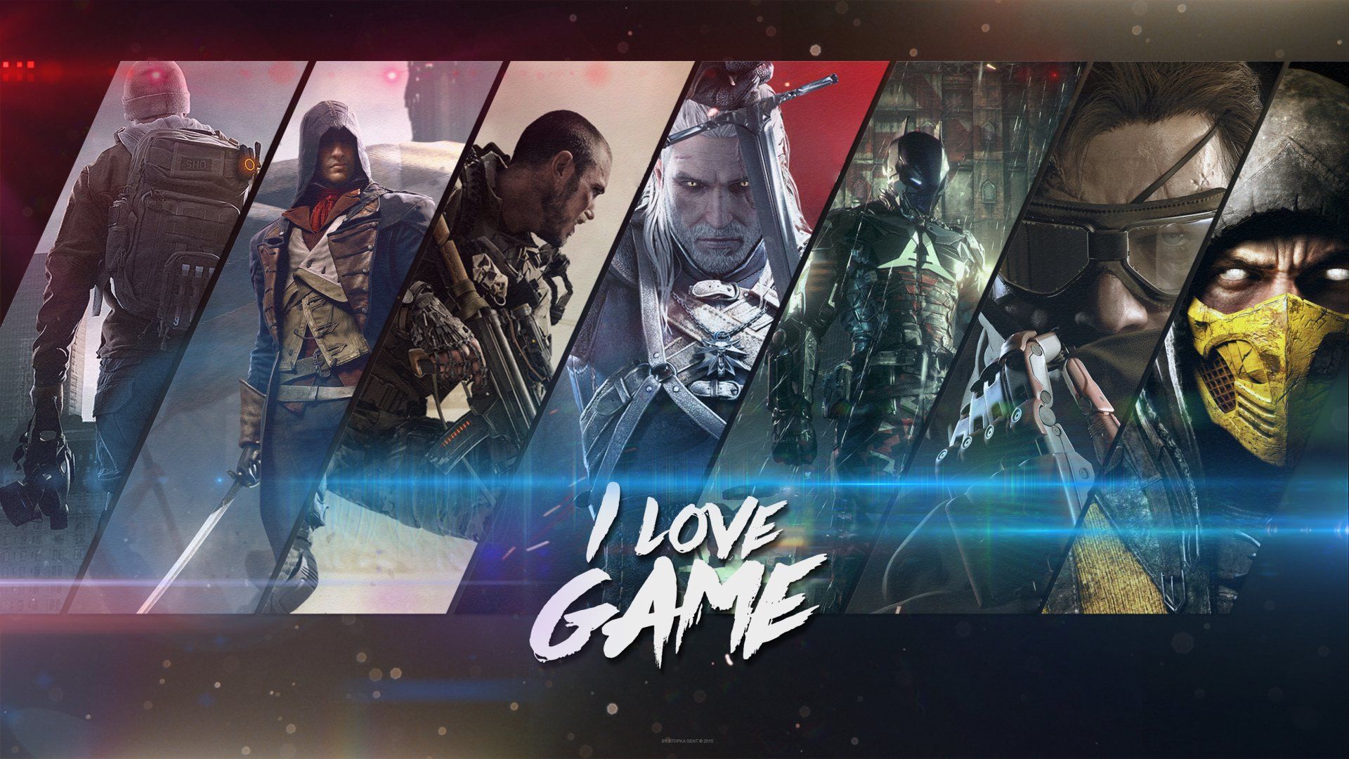 1920x1080 Video Game Collage HD Wallpaper
