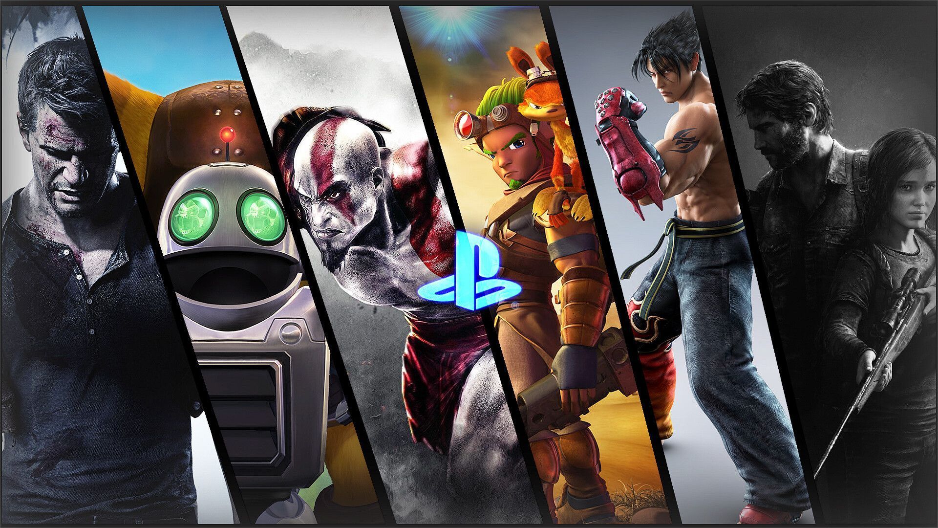 1920x1080 PlayStation Heros Wallpaper