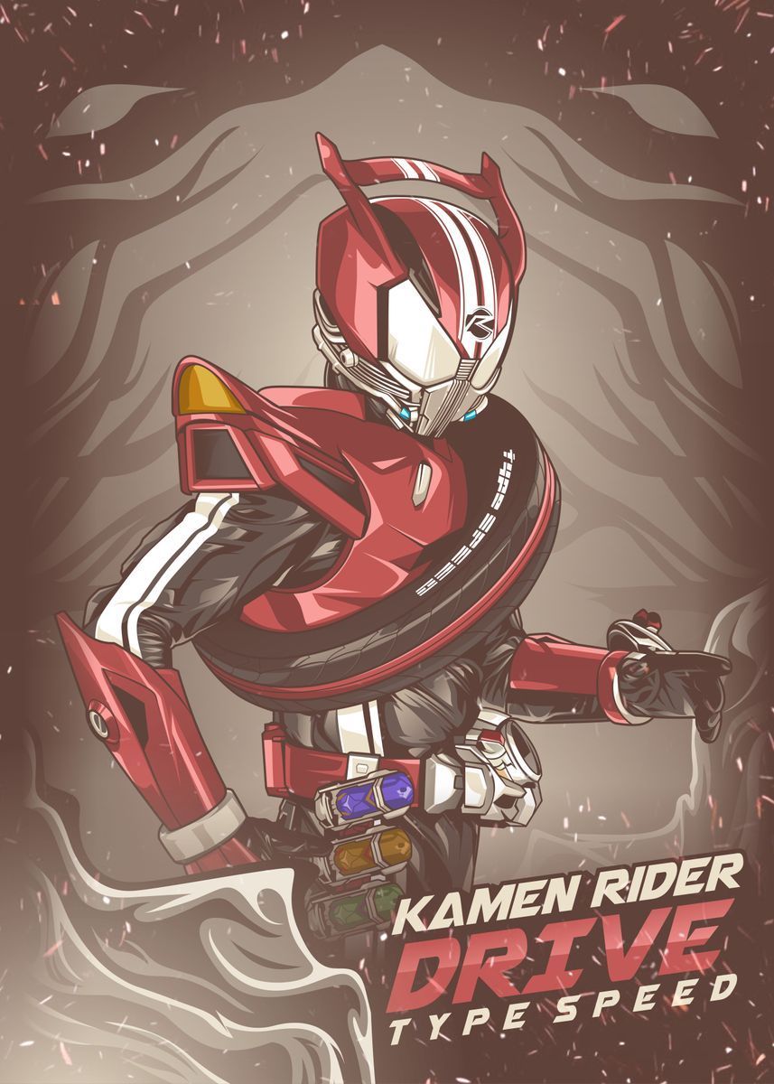 857x1200 Kamen Rider Drive' Poster