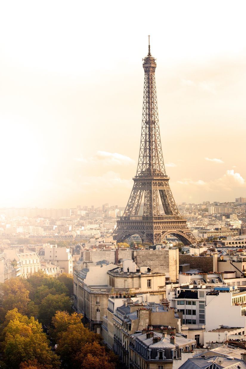 825x1237 Vintage Paris View Mural Your Way
