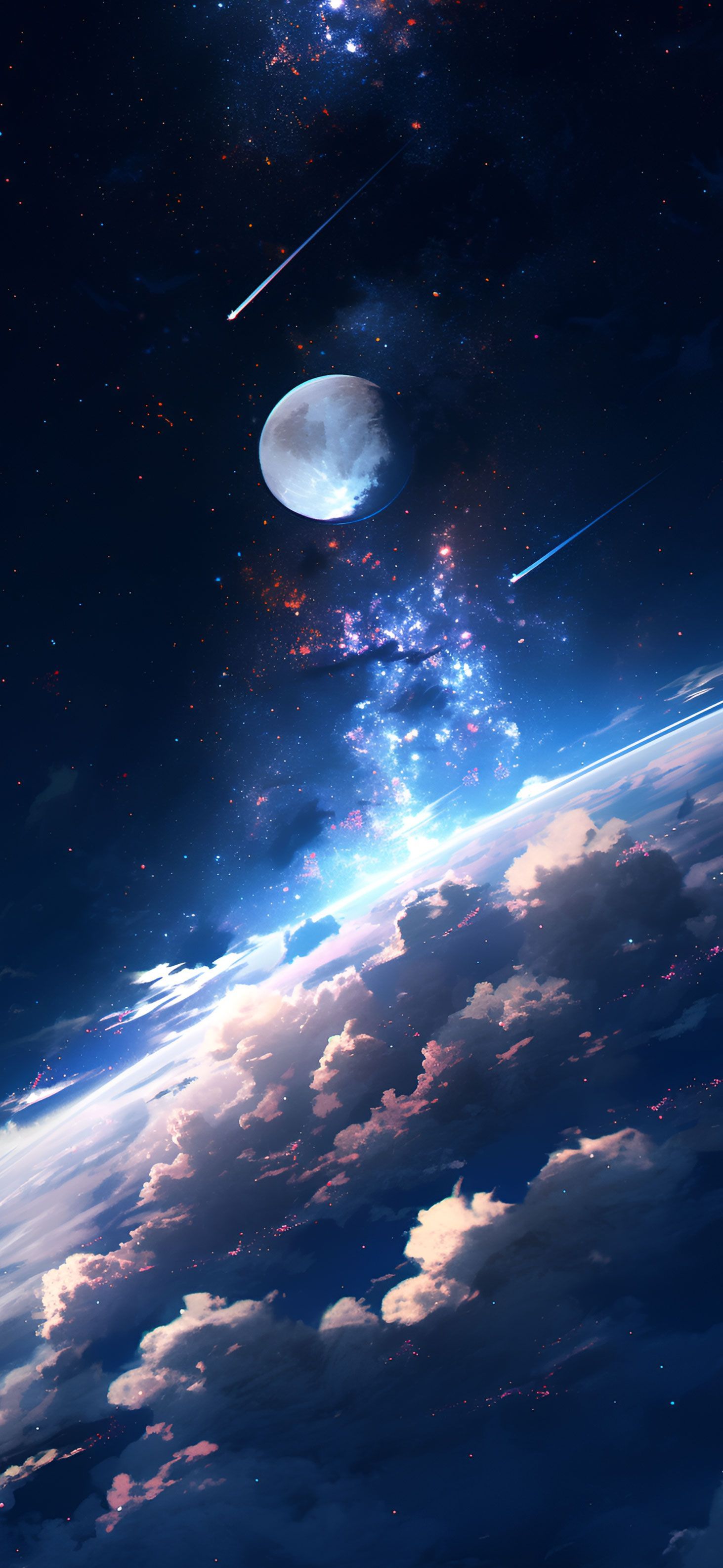 1463x3171 Space Porthole View Wallpaper Aesthetic Wallpaper iPhone