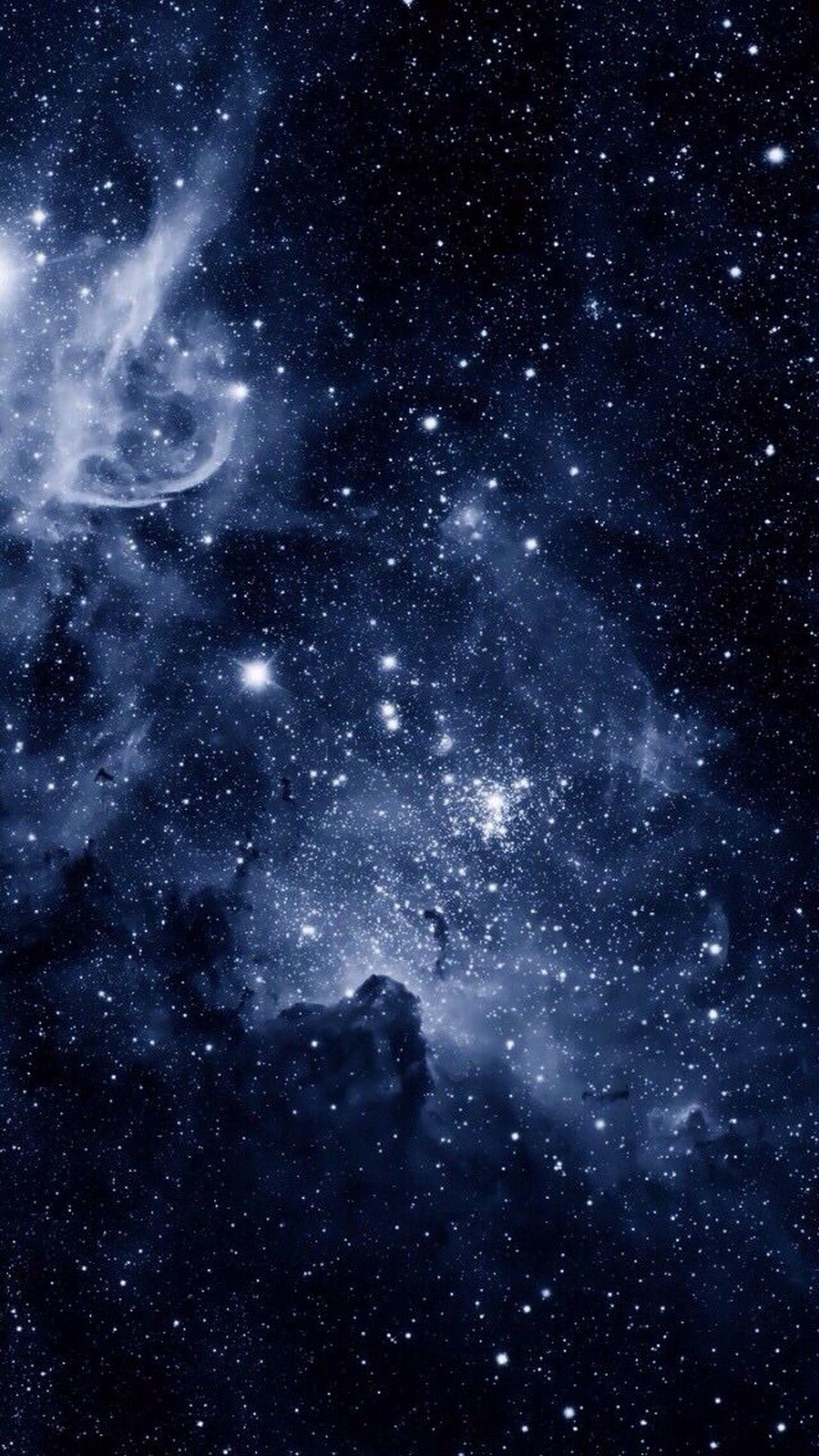 1080x1920 Aesthetic Black Galaxy Wallpaper Download