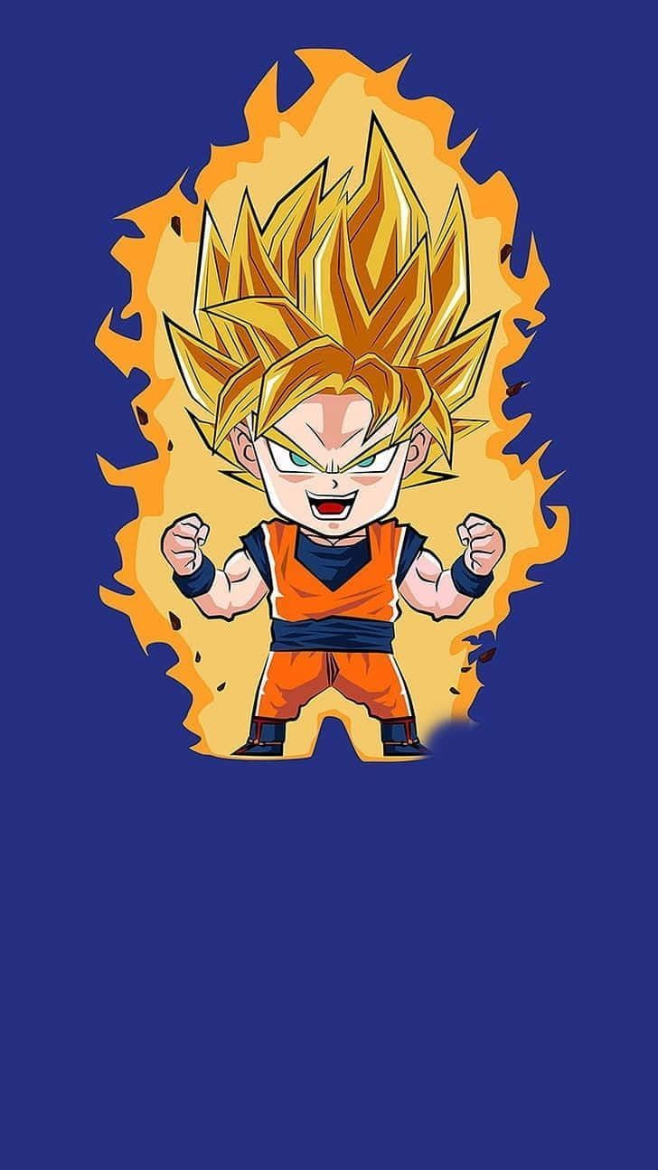 728x1294 Download Blazing Goku Supreme Wallpaper