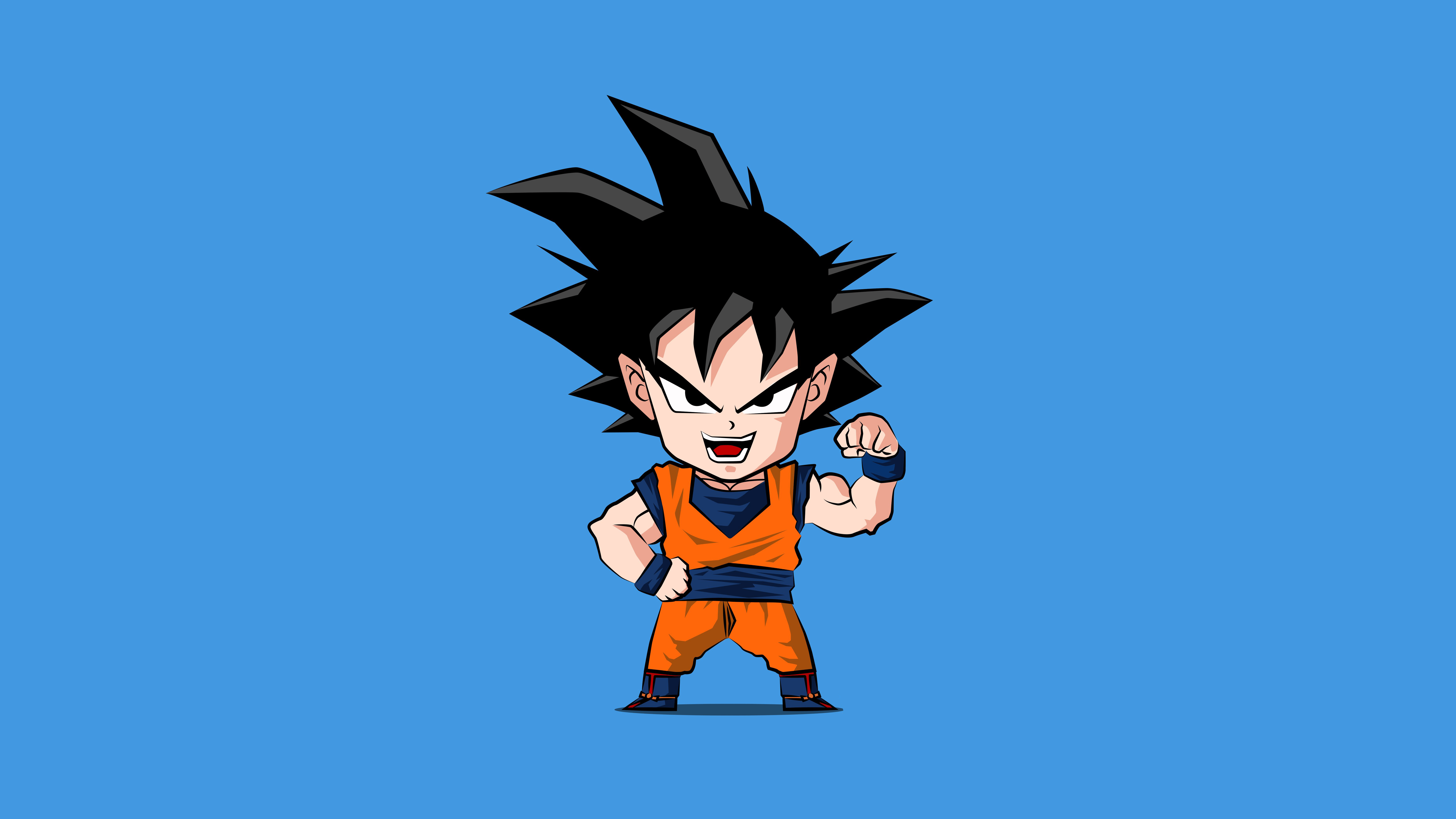 7680x4320 Goku Wallpaper 4K, Chibi, Dragon Ball Z
