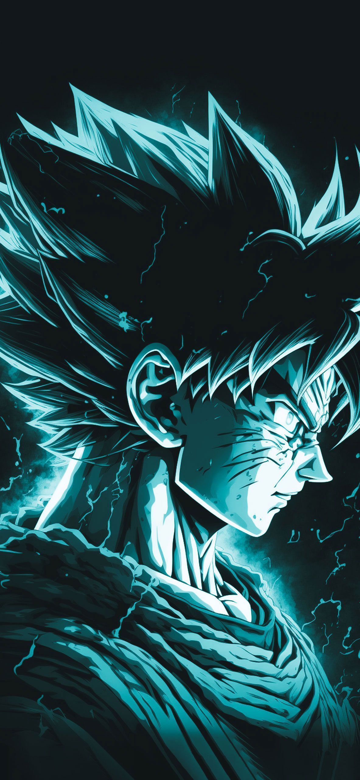 1183x2560 Dragon Ball Goku Art Wallpaper Goku Wallpaper for iPhone
