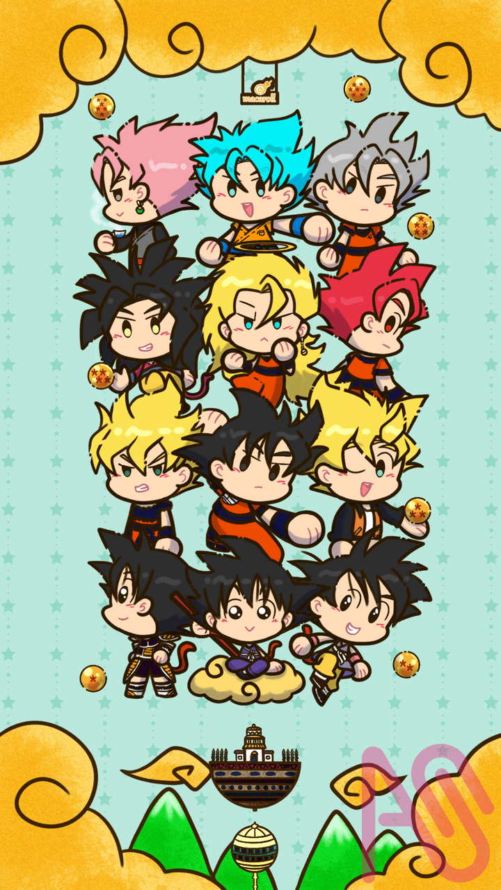 720x1280 ⭐ 5.9! 孫悟空の日! ⭐ Macaroll ART street