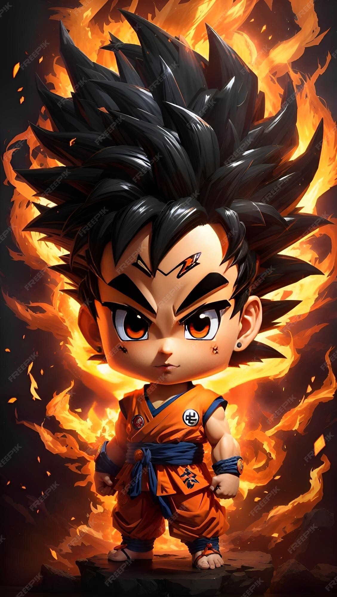 1129x2000 Super Saiyan Image
