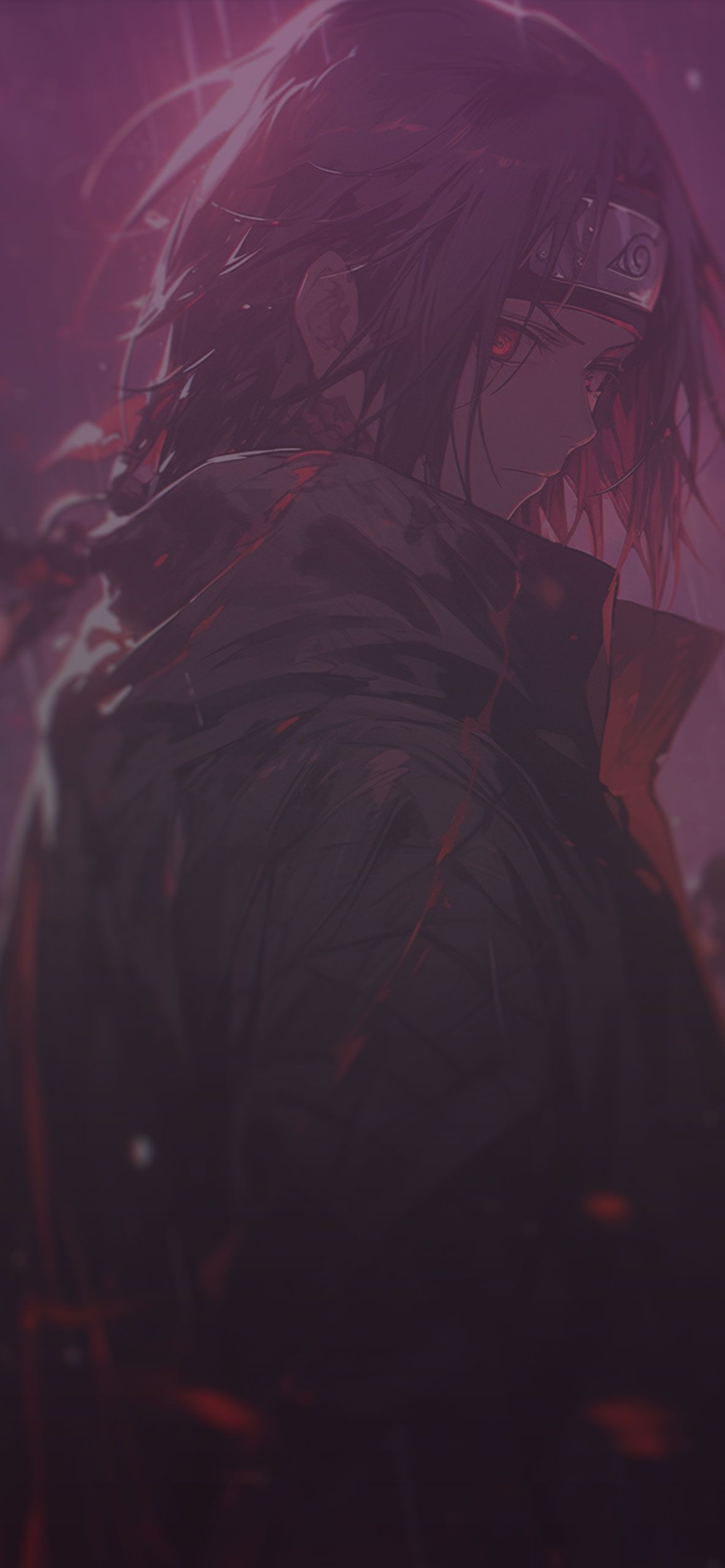 1183x2560 Naruto Itachi Uchiha Anime Wallpaper Wallpaper for Phone