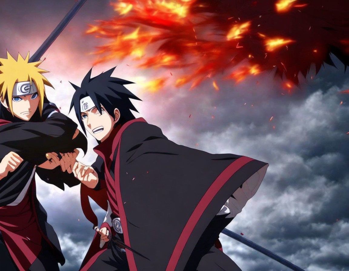 1152x896 asked ai to make itachi, madara but it made this. Deep Dream Generator