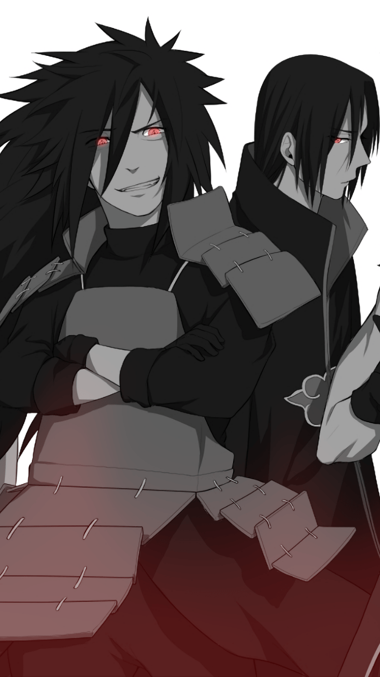 750x1334 Anime Naruto, Madara Uchiha, Itachi Uchiha, 750x1334 Phone HD Wallpaper