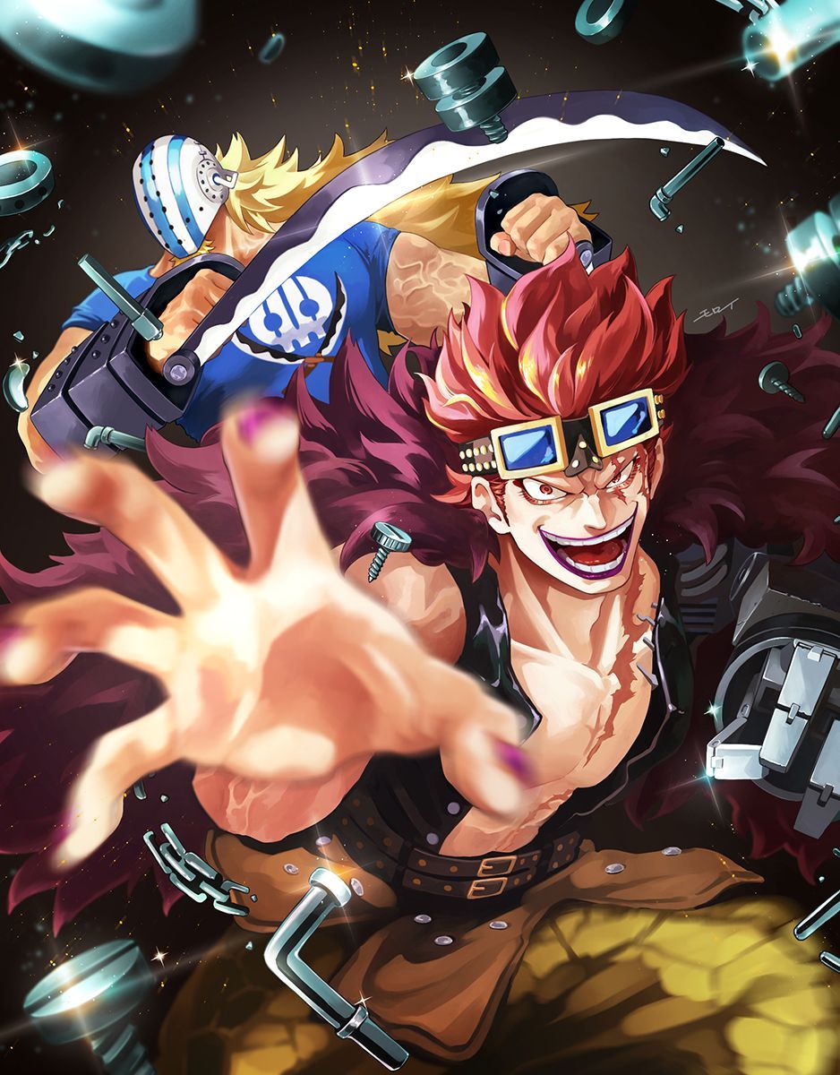938x1200 eustass kid and killer (one piece) drawn