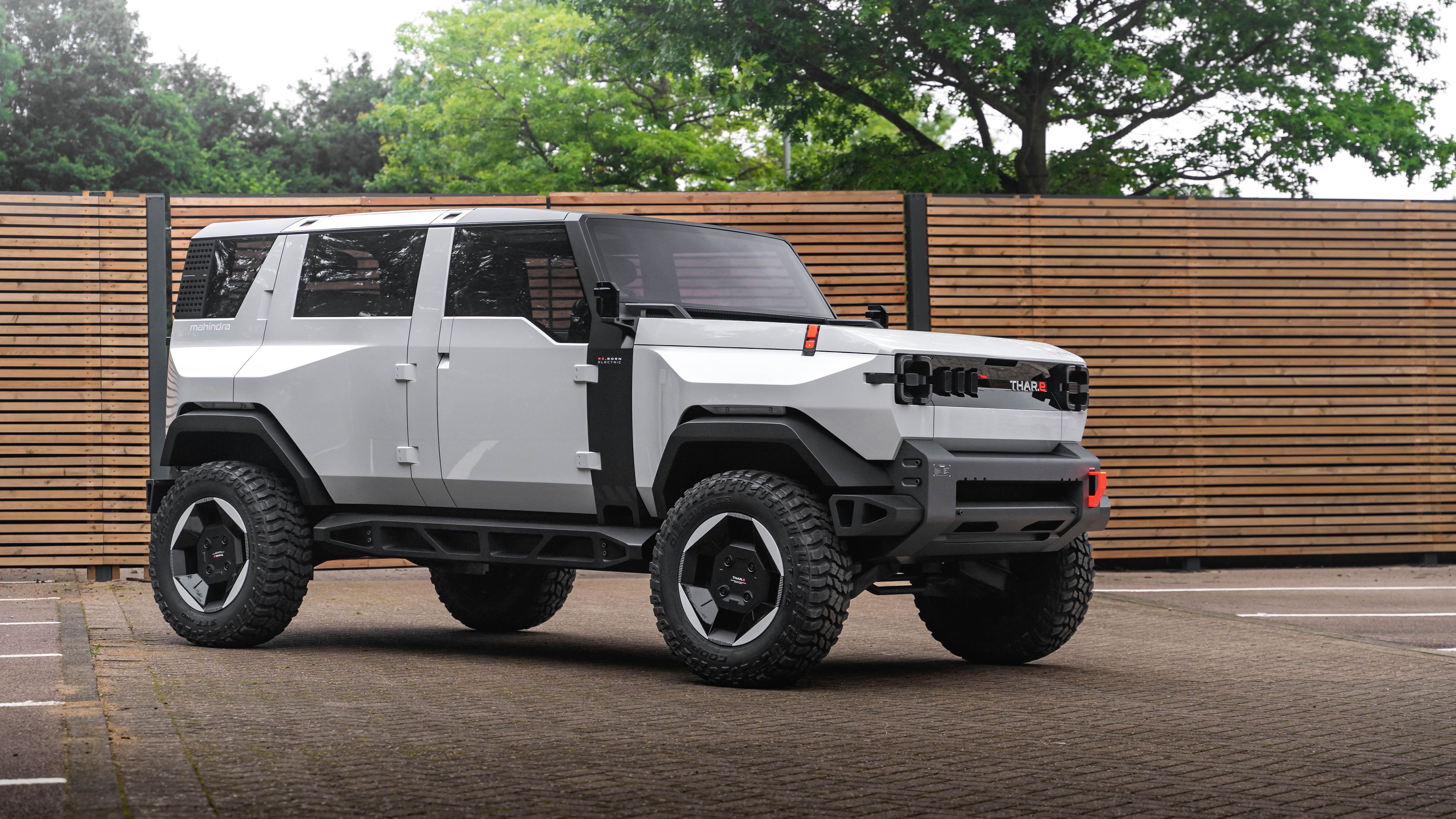 5120x2880 Mahindra Vision Thar.e 2023 5K Wallpaper Car Wallpaper