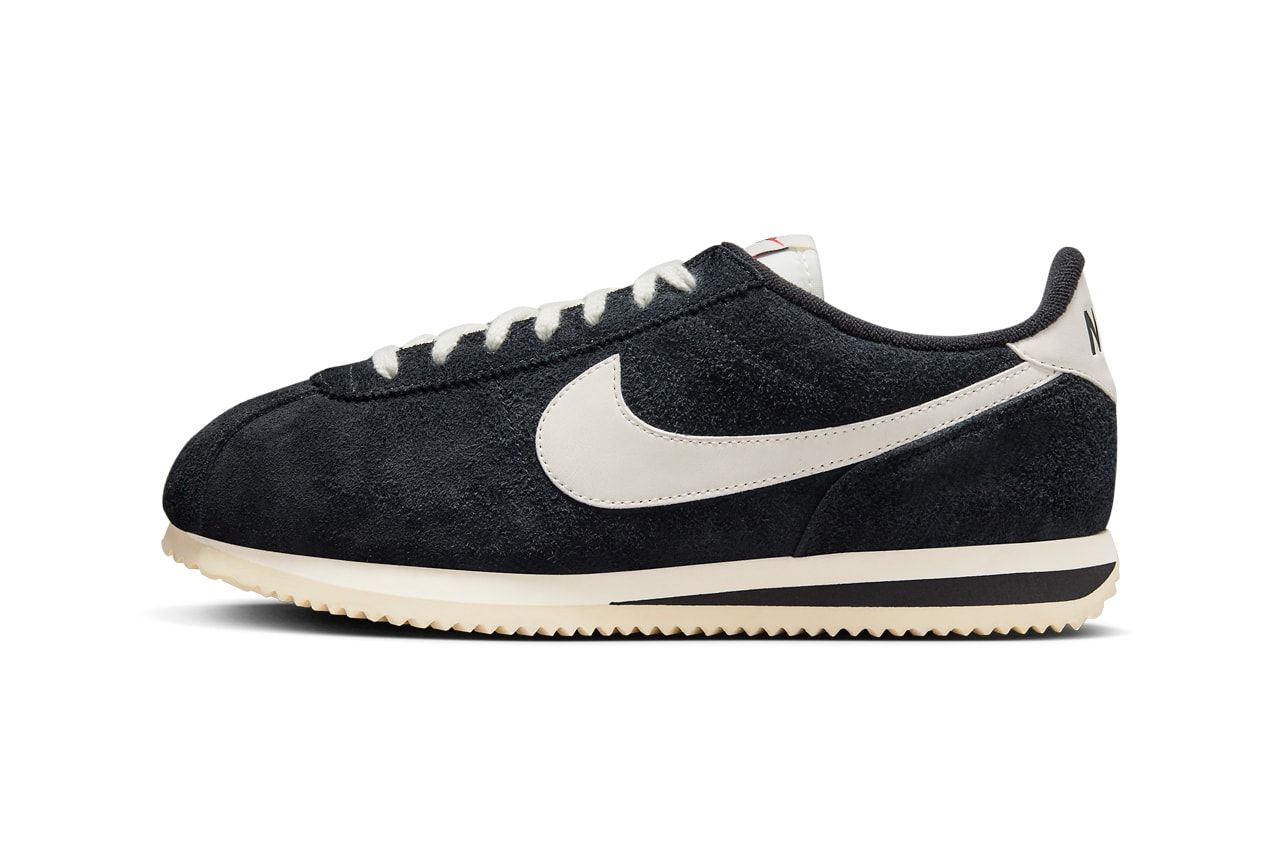 1280x853 Nike Cortez Black Suede FJ2530 001 Release Info