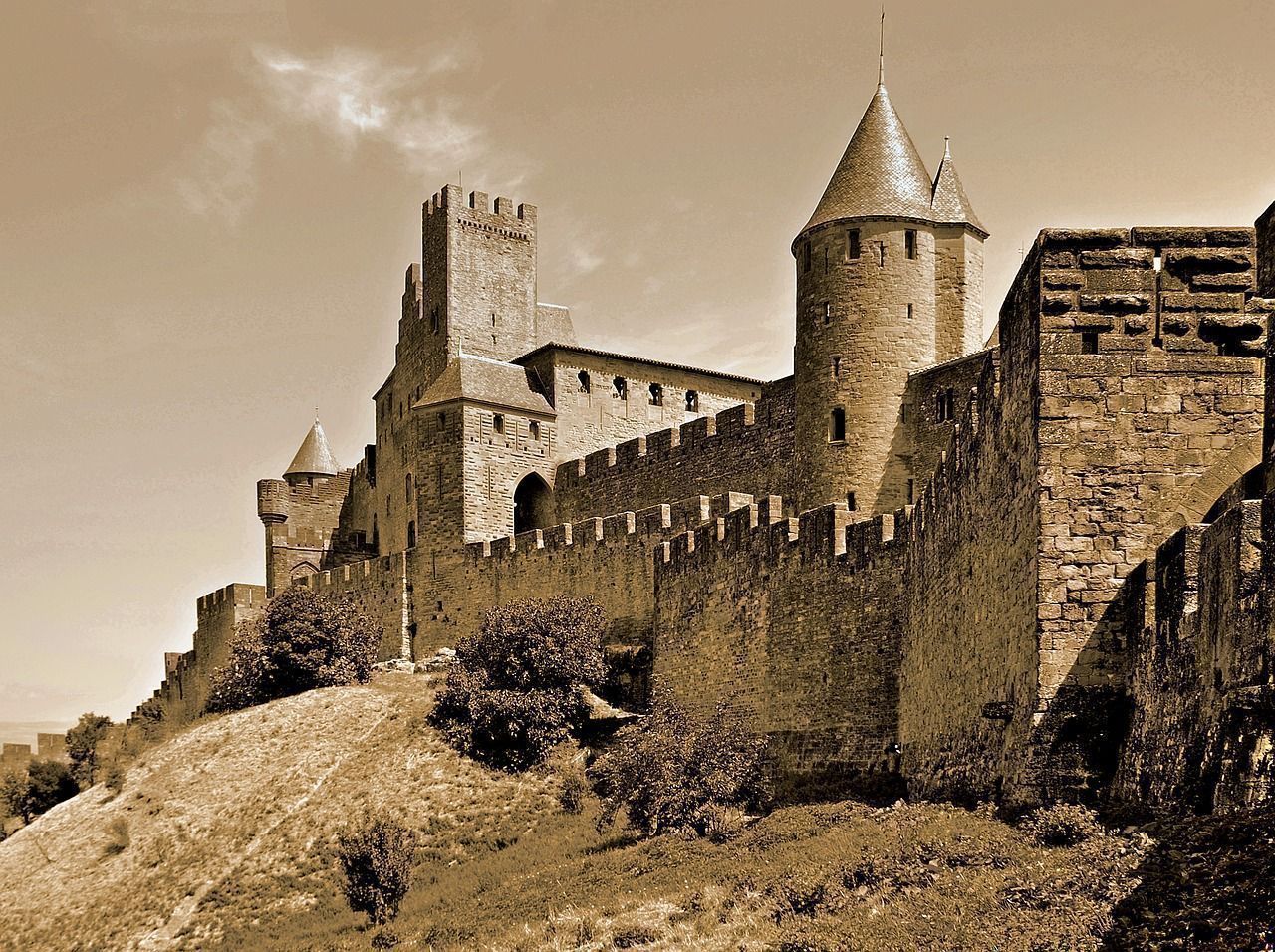 1280x956 Free Carcassonne & France Image
