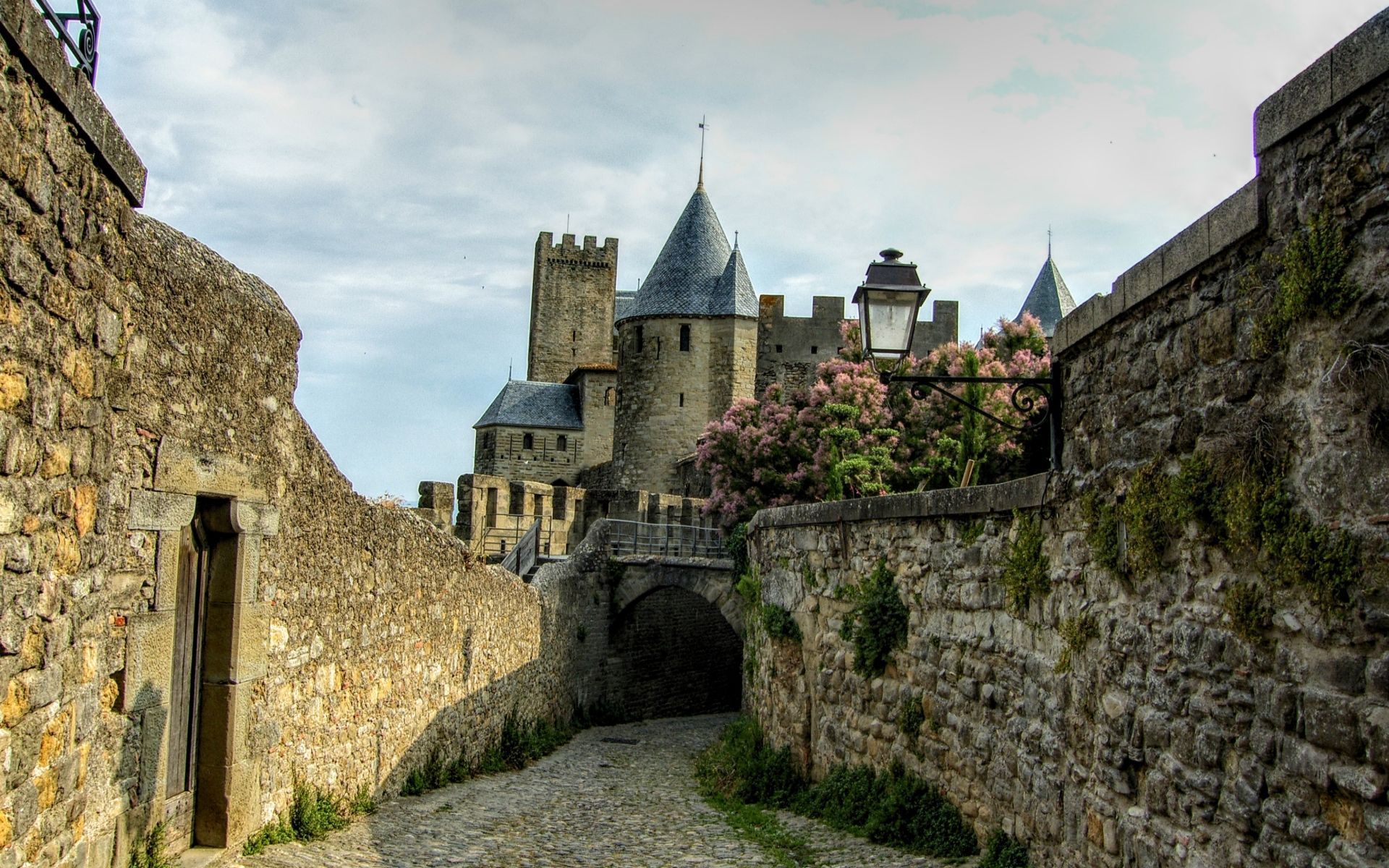 1920x1200 Man Made Carcassonne HD Wallpaper