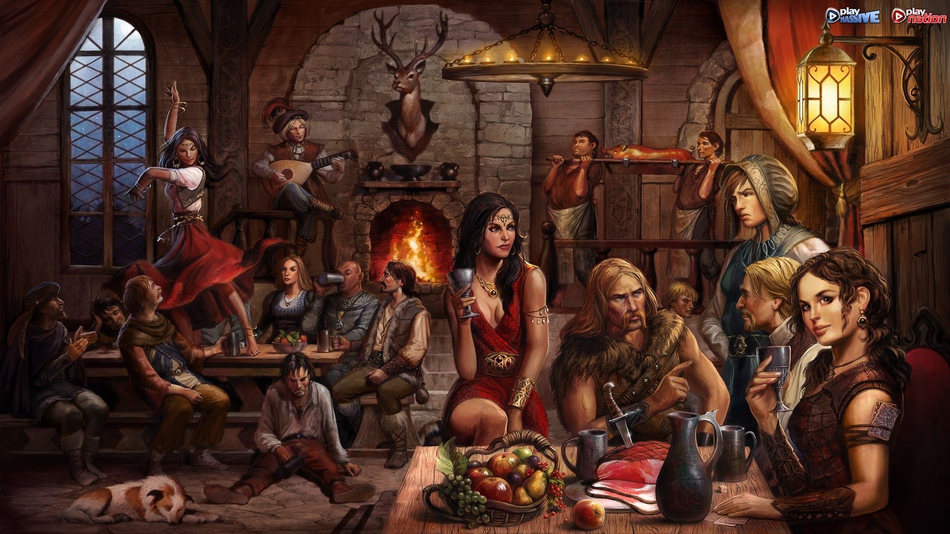 1920x1080 Tavern ideas. tavern, fantasy art, fantasy