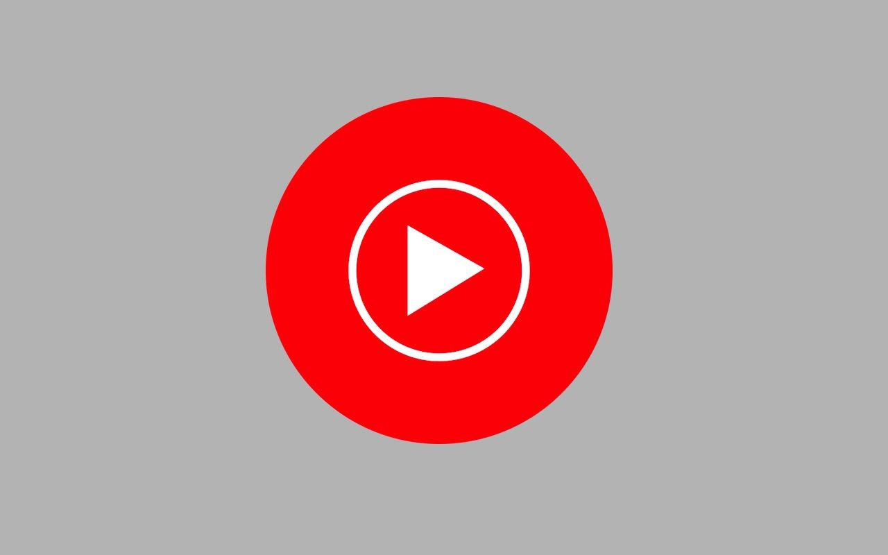 1280x800 YouTube Music testing an 'In Library' filter