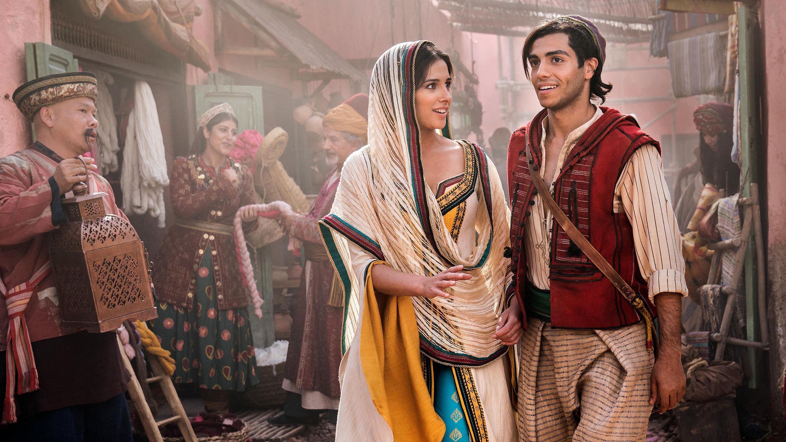 2700x1518 Jasmine And Aladdin In Aladdin Movie HD Movies, 4k