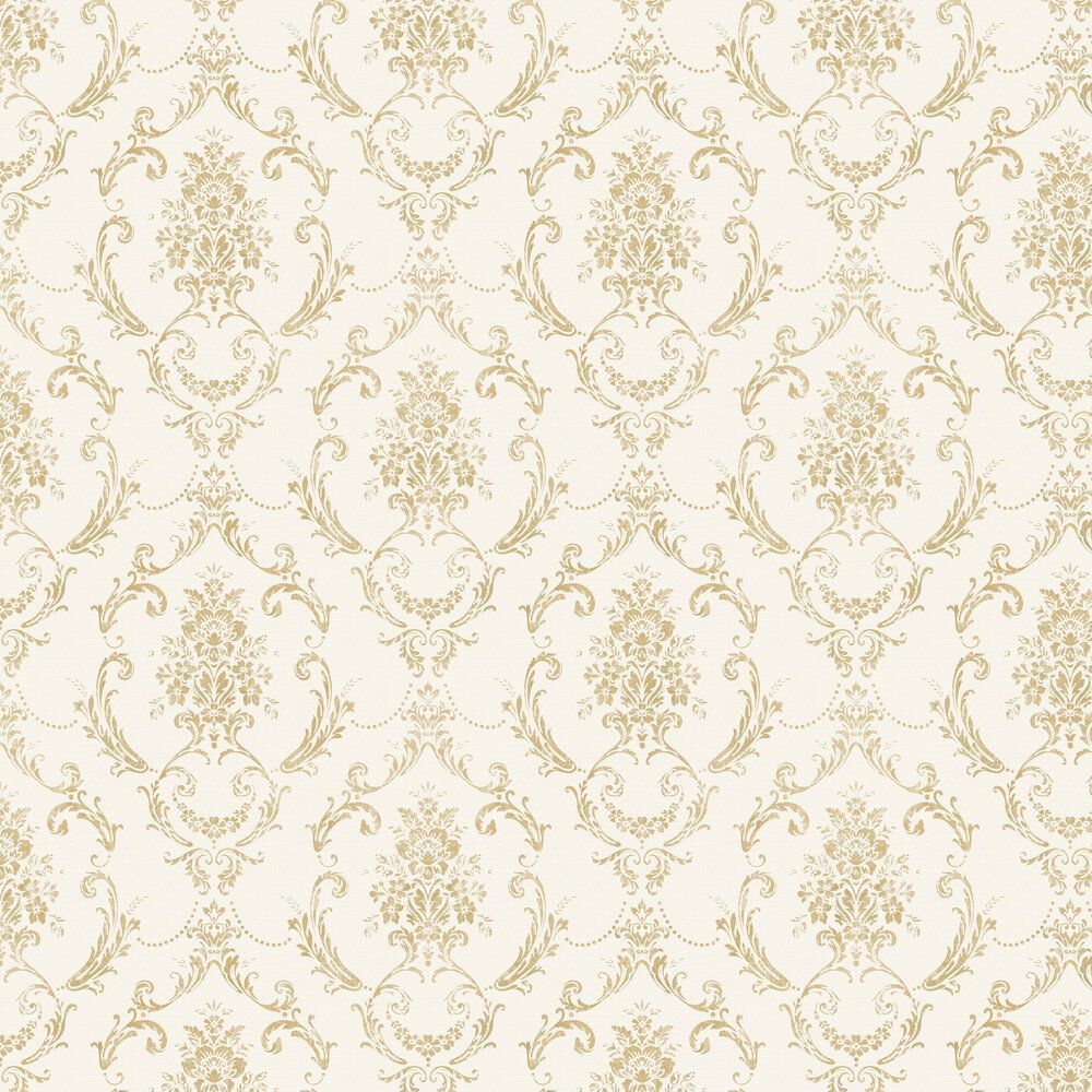 off white and golden wallpaper