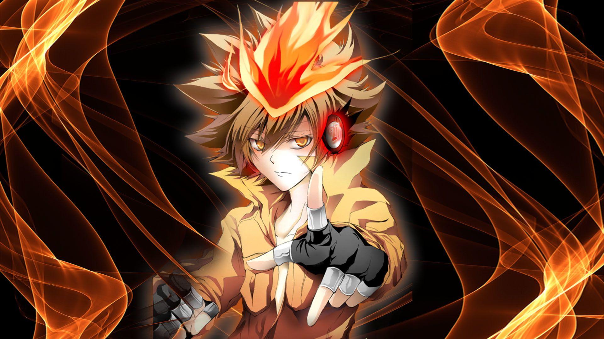 1920x1080 Anime, Katekyō Hitman Reborn, Tsunayoshi Sawada Tsunayoshi