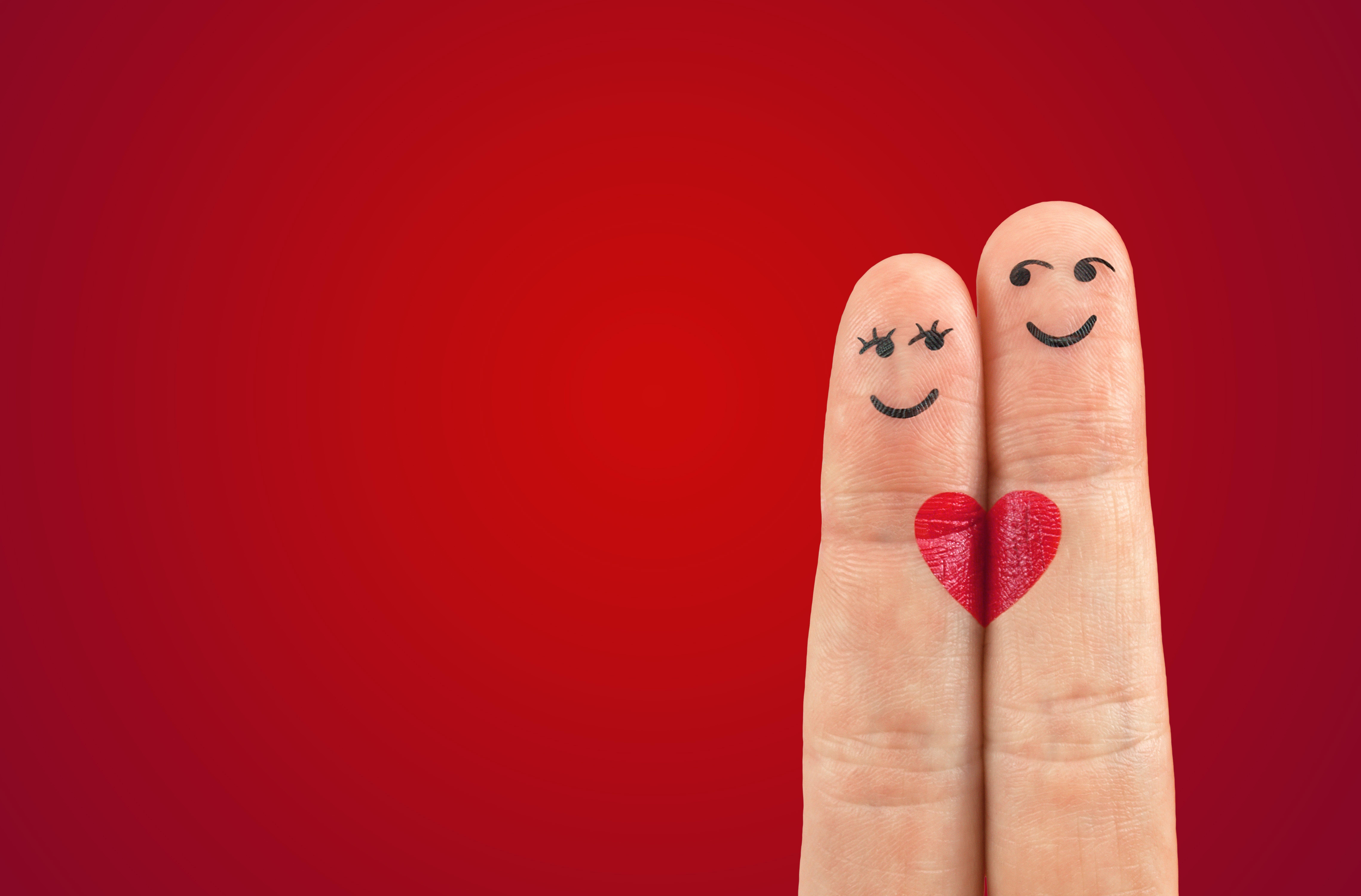 9110x6000 Wallpaper Heart, Love, Couple, Fingers, 4K, Red, Love