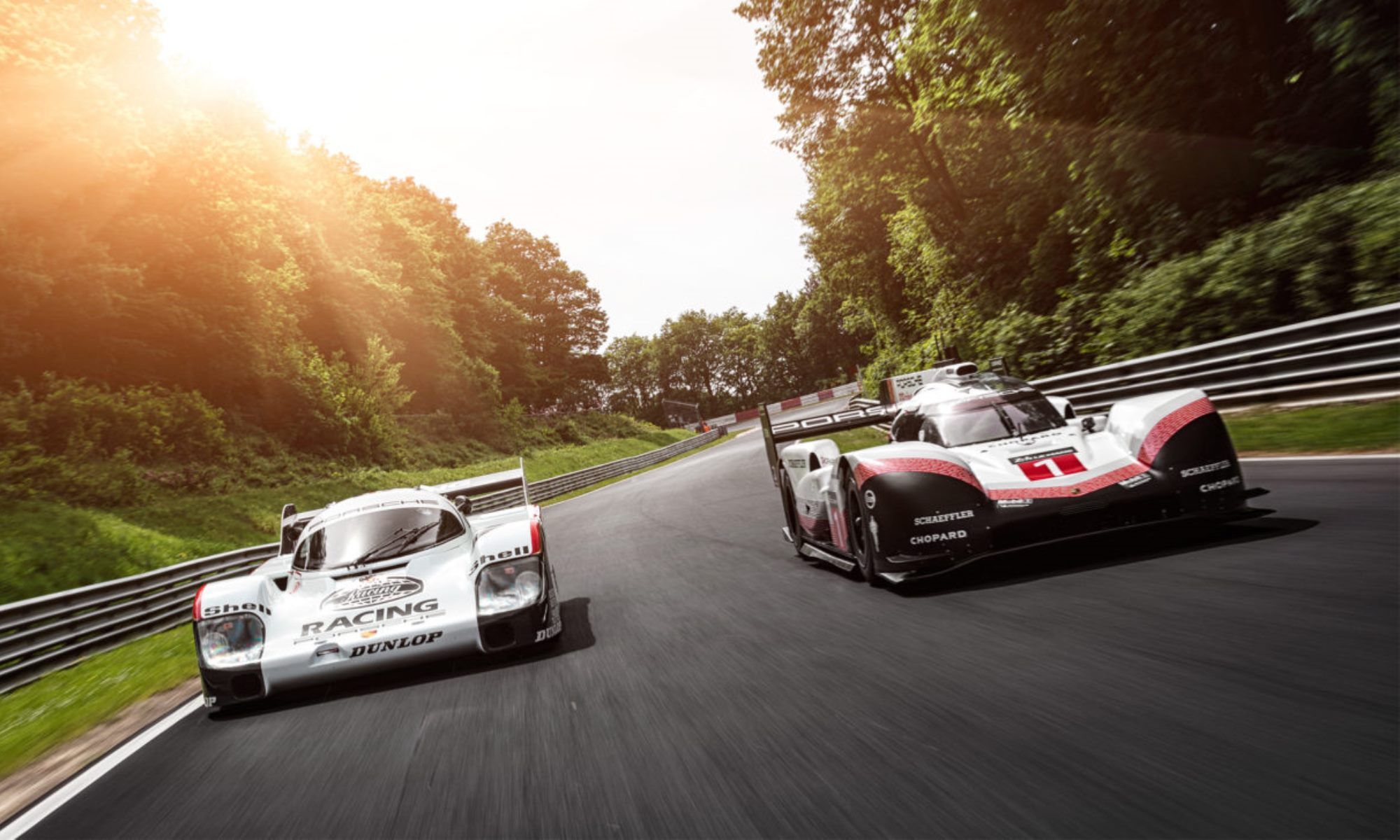 2000x1200 Watch as a Porsche 956 and Porsche 919 drive the Nurburgring